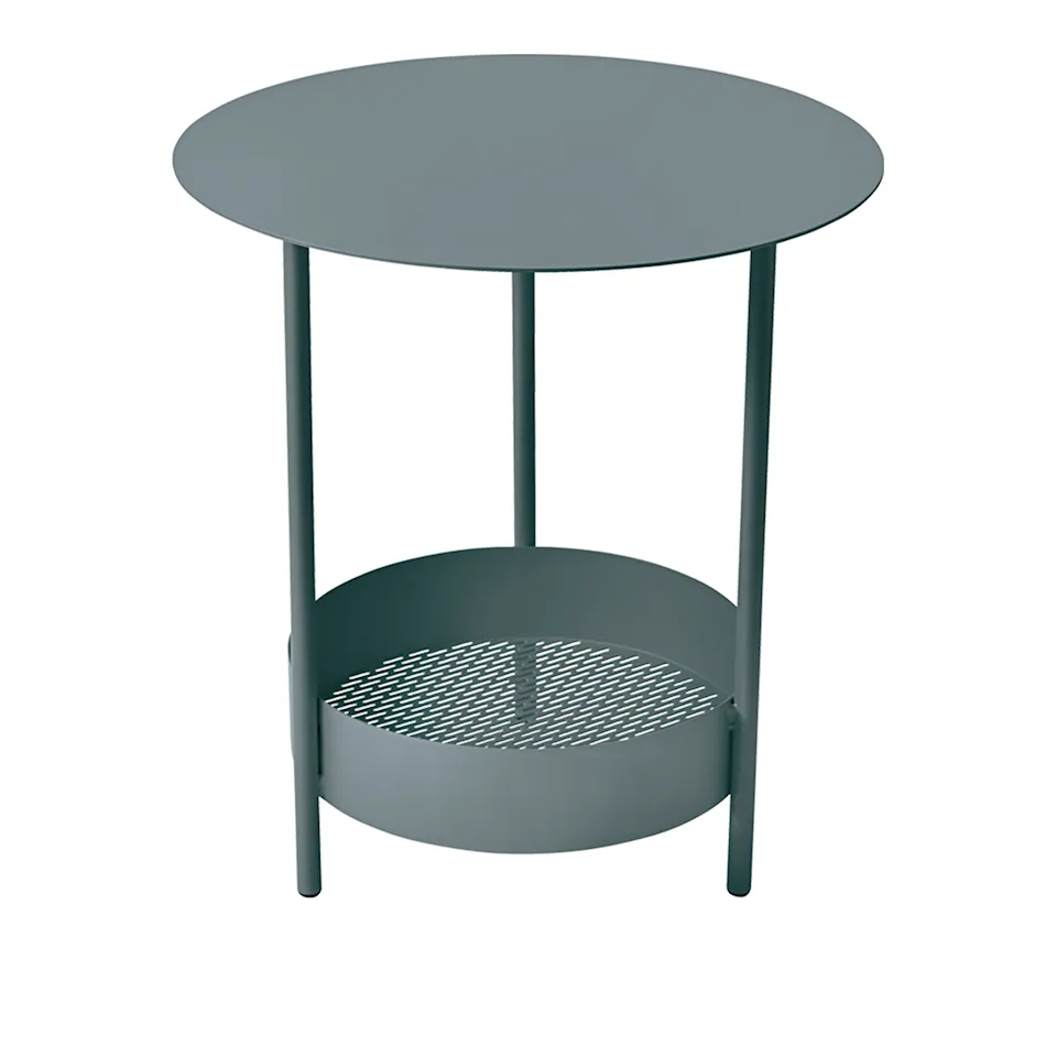 Salsa Pedestal Table, Storm Grey