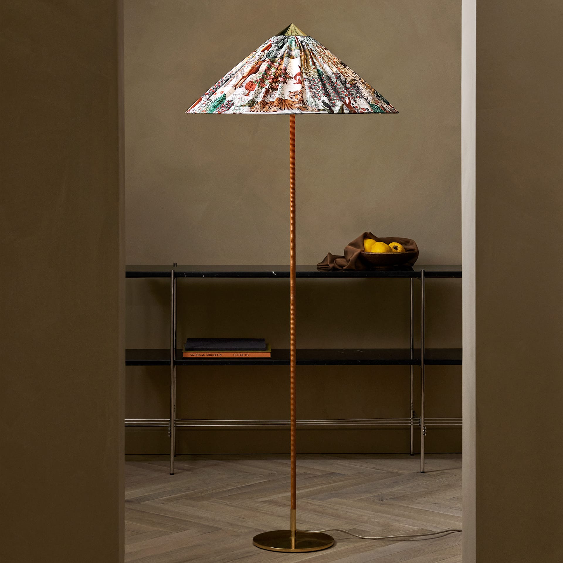 9602 Floor Lamp Pierre Frey Special Edition - Gubi - Paavo Tynell - NO GA