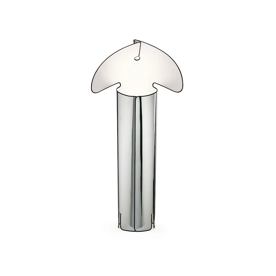 Chiara Floor Lamp Stainless Steel / Black