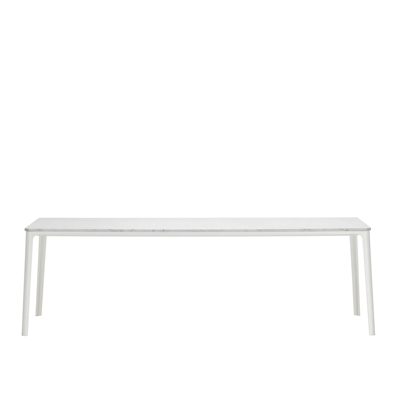 Plate Table 113x41, Marmor - Carrara, Ben - Vit