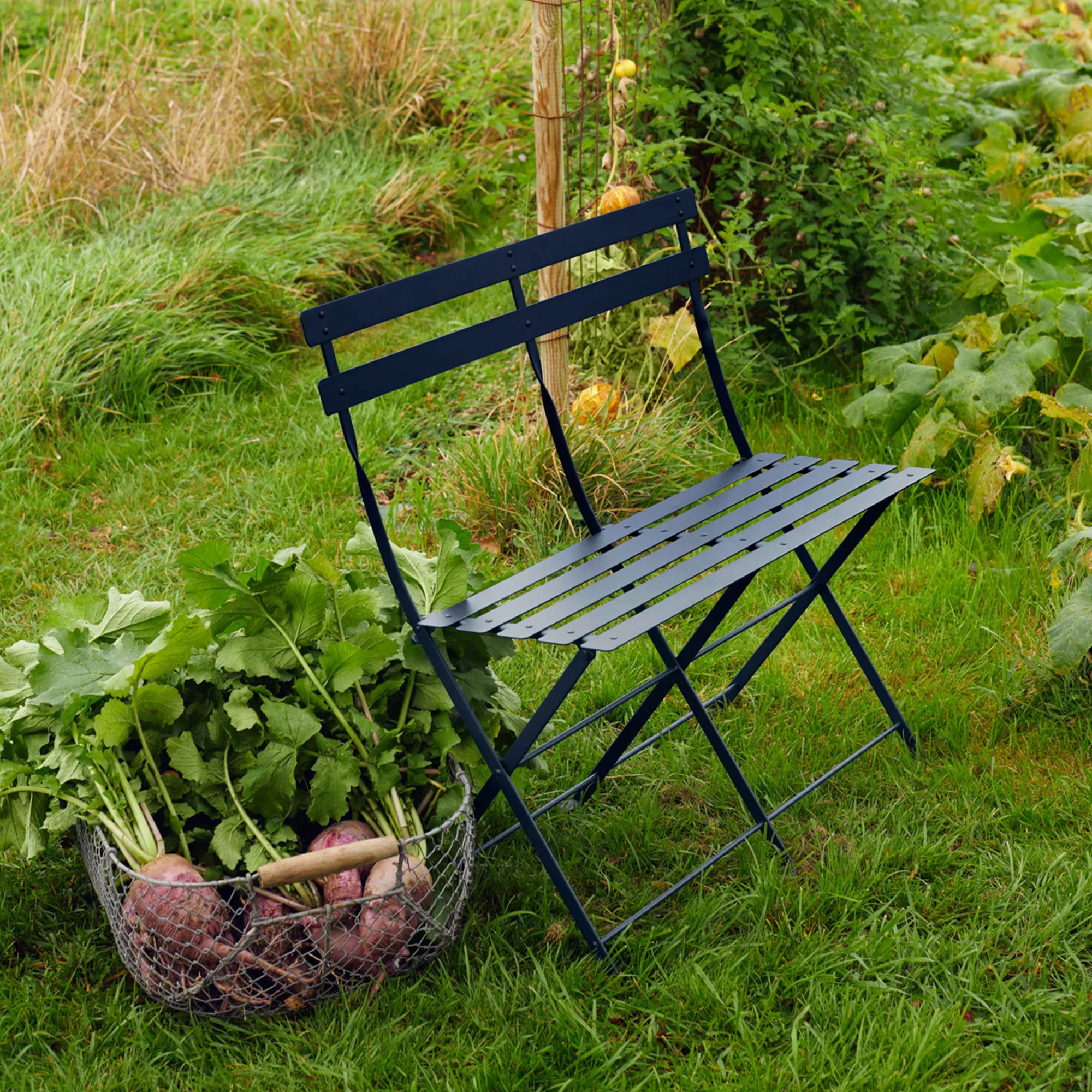 Bistro trädgårdsbänk 2-sits - 4