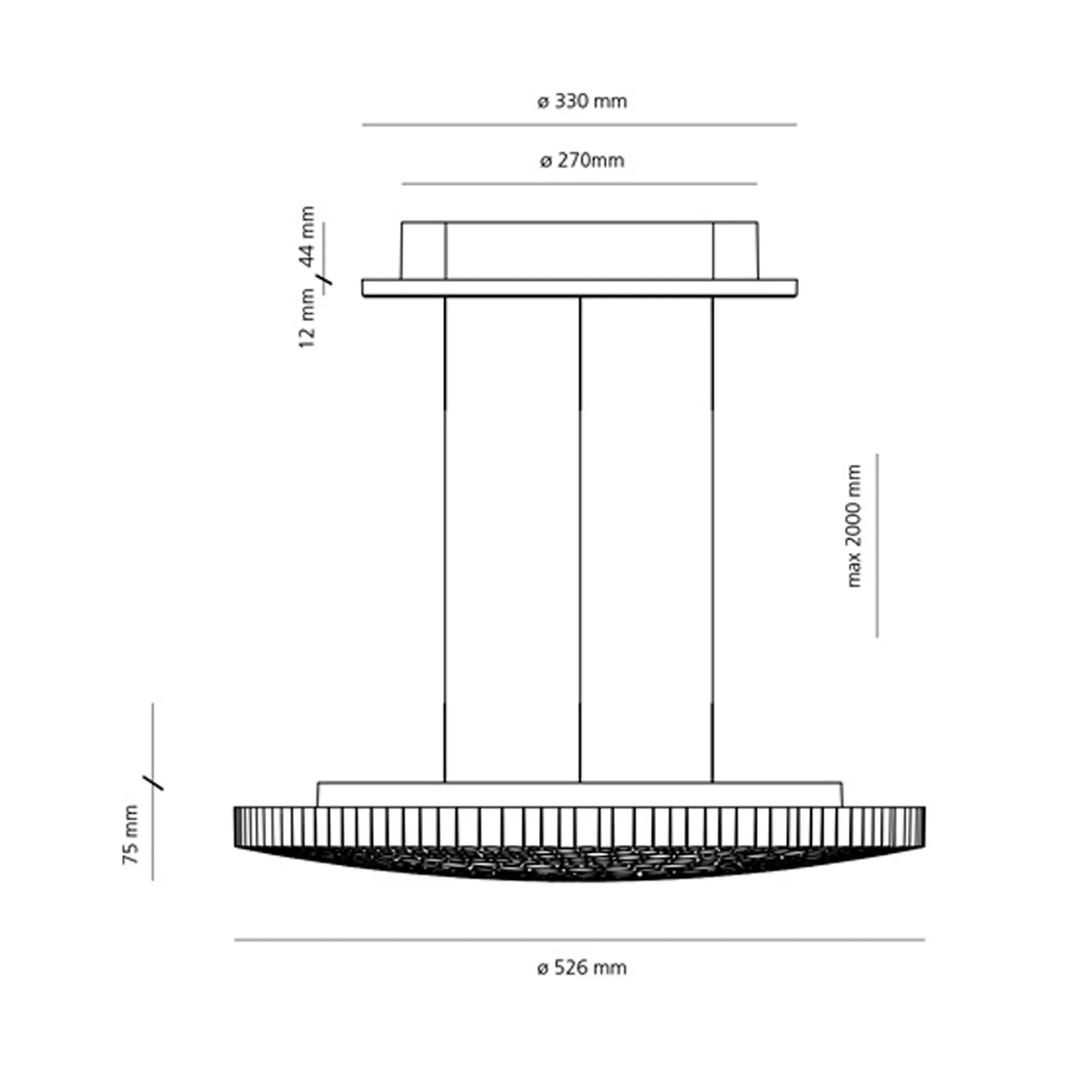 Calipso Pendellampa - Artemide - NO GA