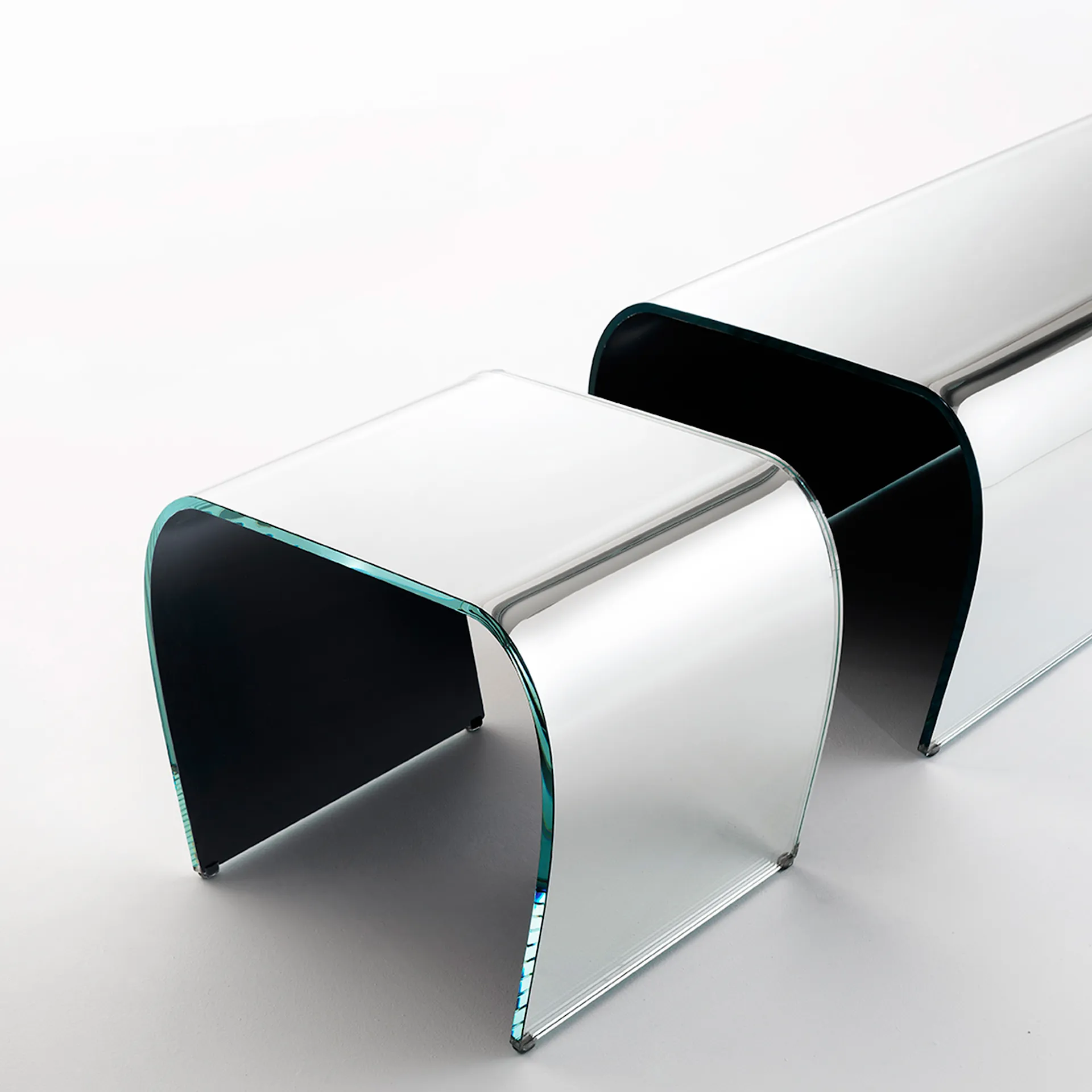 Bent Glass Bench - Glas Italia - NO GA