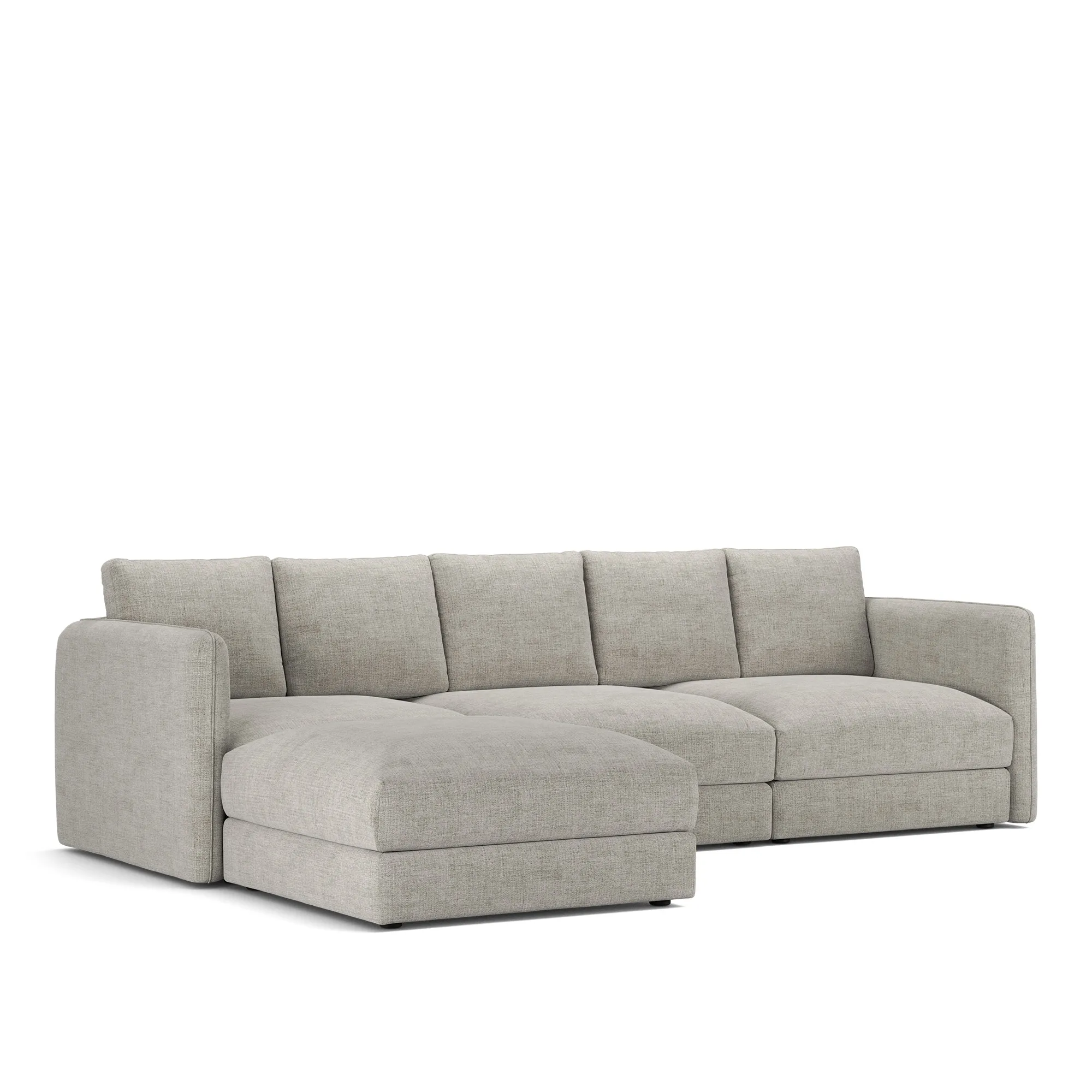 Pavarotti 02 3-sitssoffa med fotpall - 4