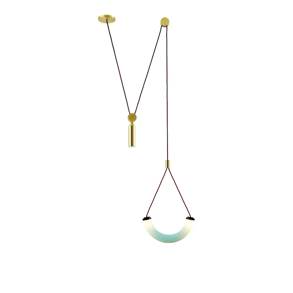 Shape Up Pendant Arc Celadon