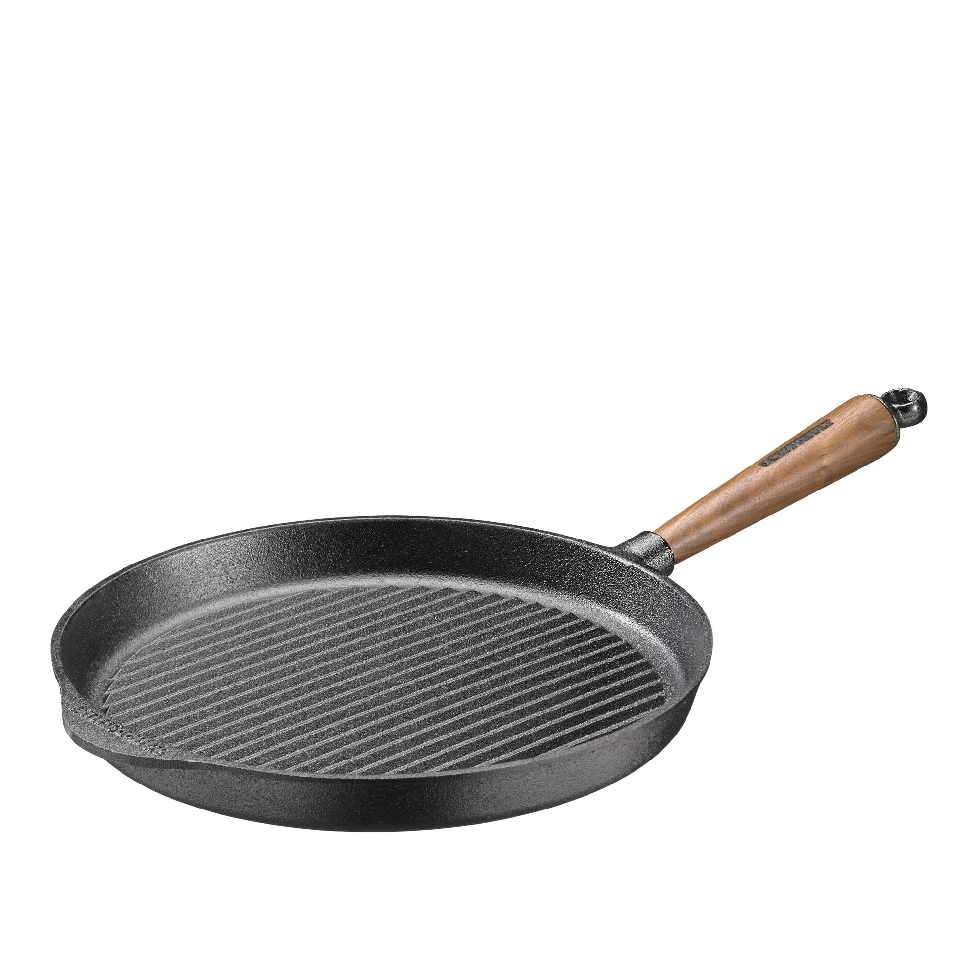 Grillpanna 28 cm valnötshandtag - 1