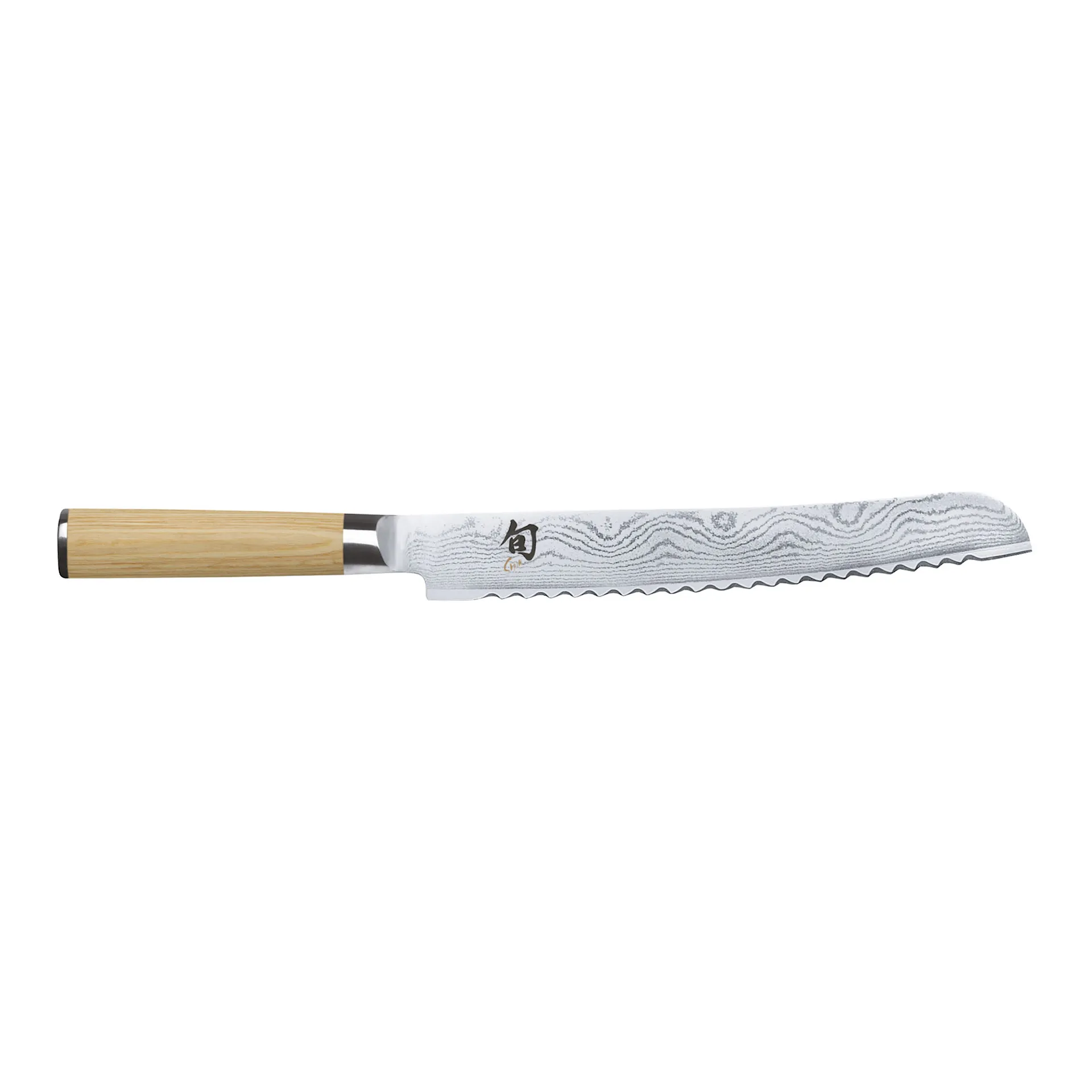 Shun Classic Brödkniv 23 cm, Ljust handtag - KAI - NO GA