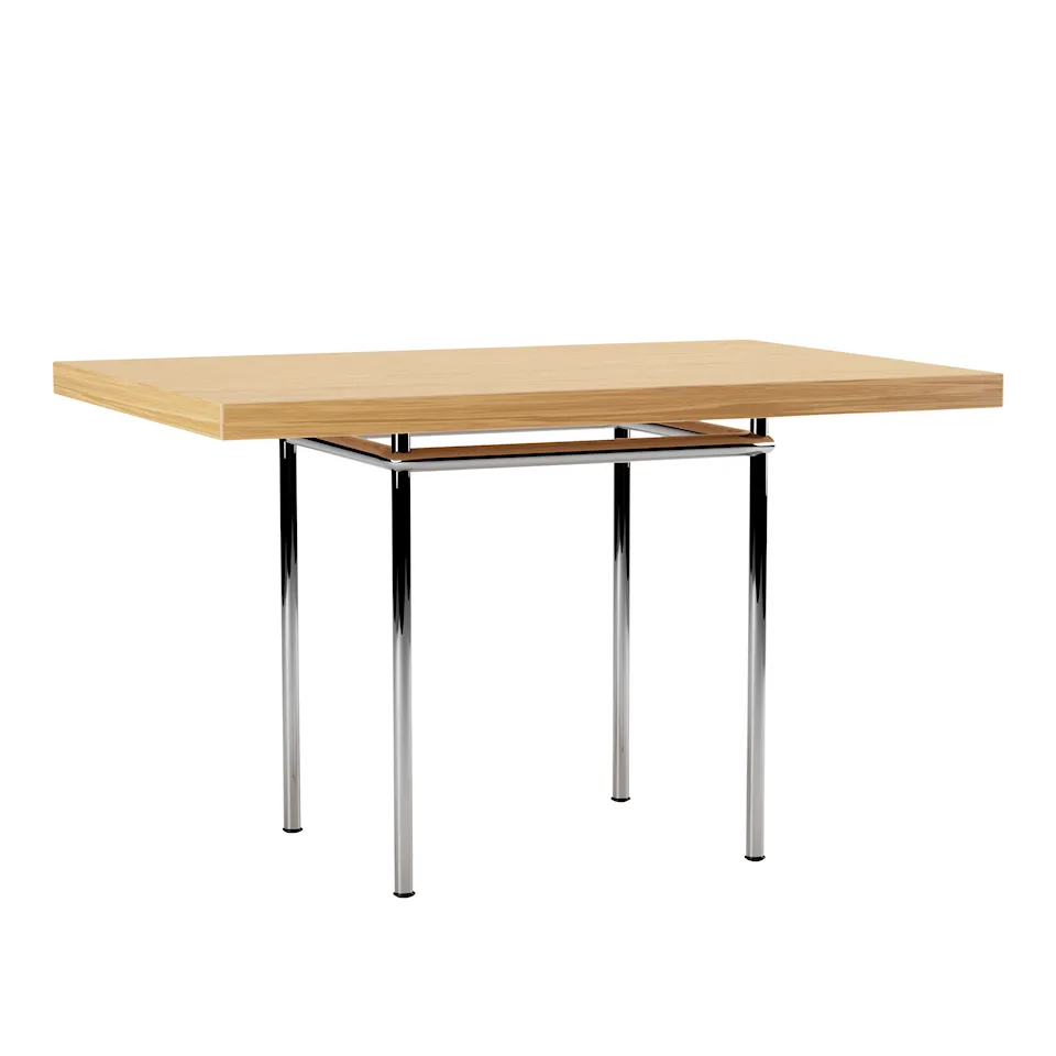 LC12 La Roche Table Chrome Steel Base 120 X 80 cm