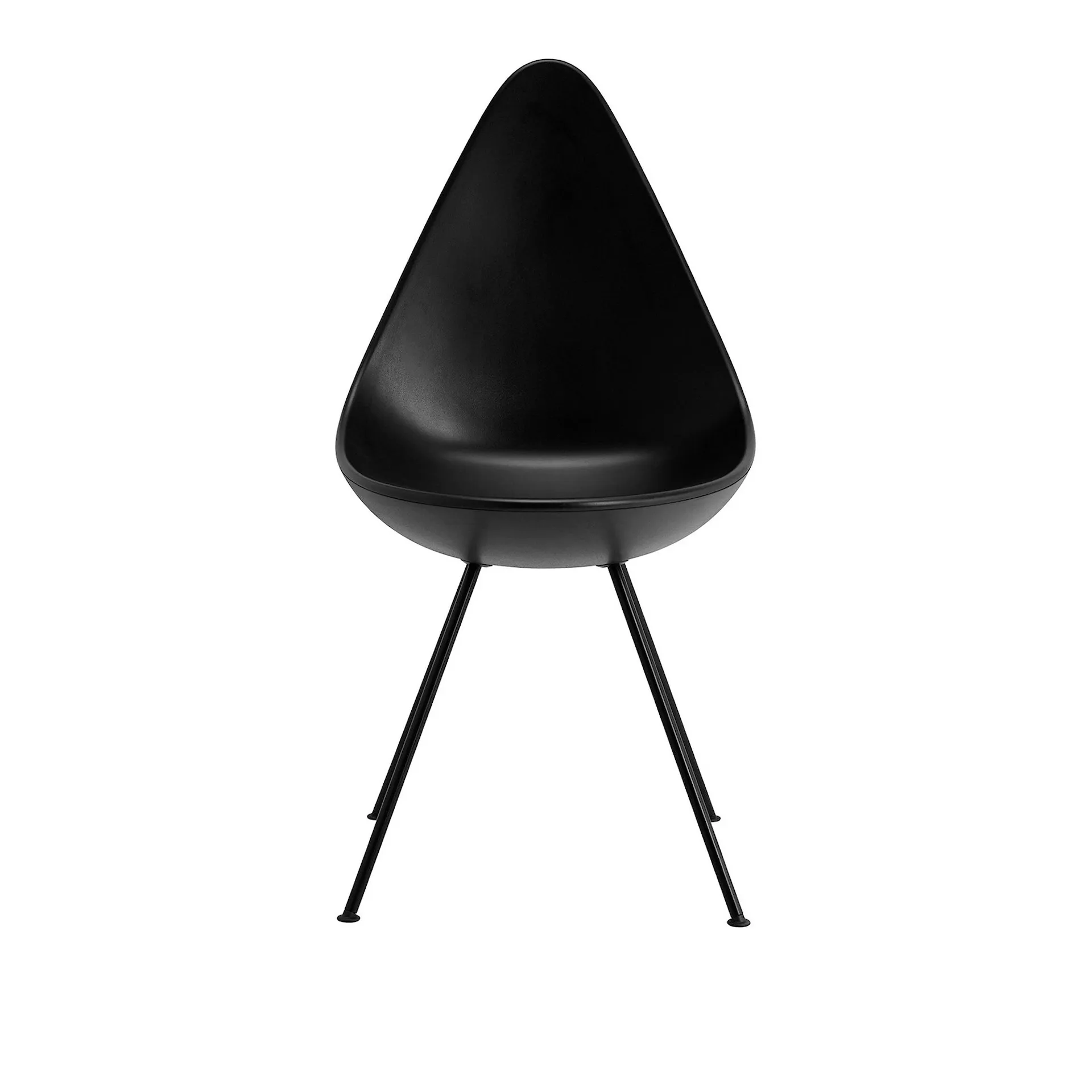 3110 Droppen stol Black - Fritz Hansen - Arne Jacobsen - NO GA