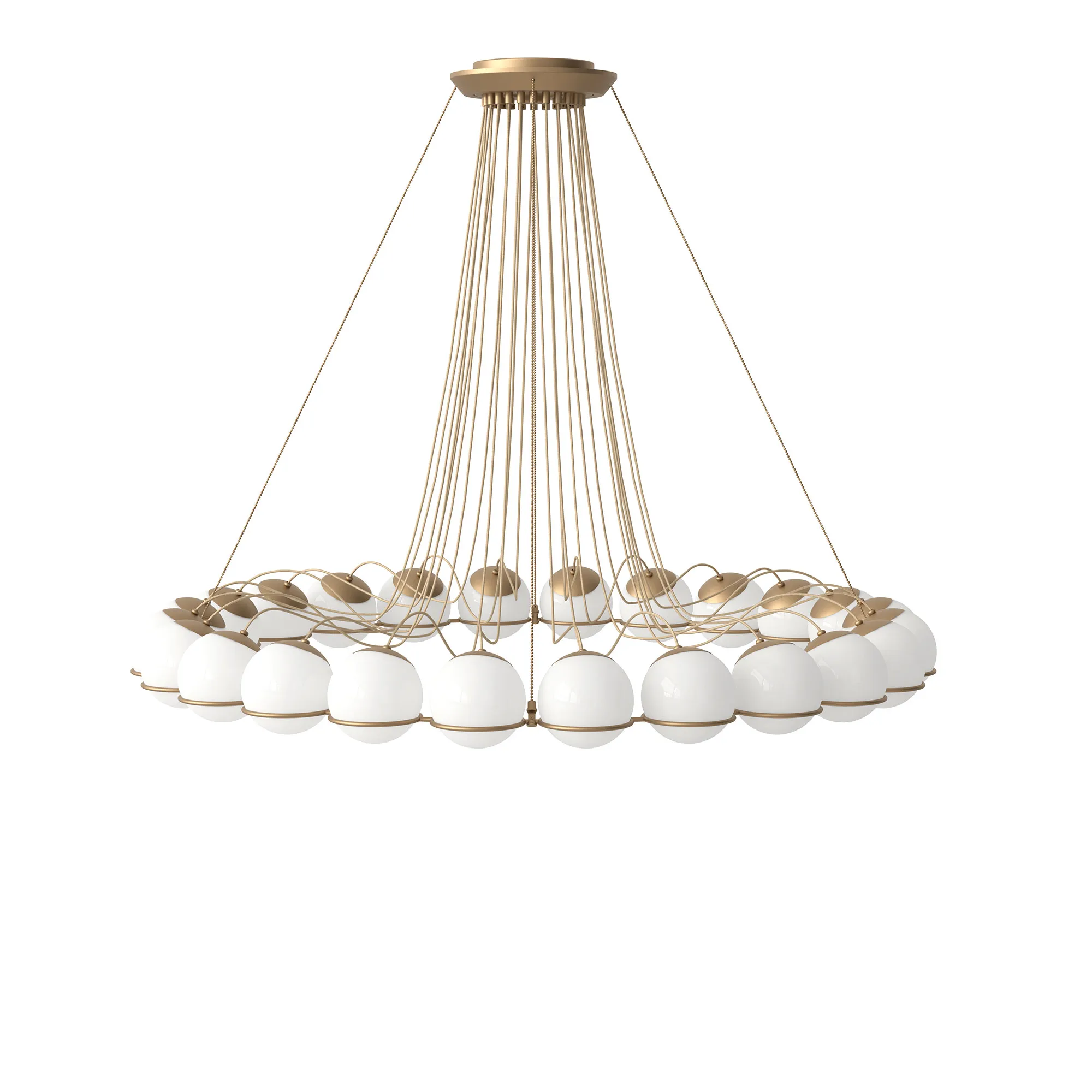 Model 2109 Opaline Spheres - 1
