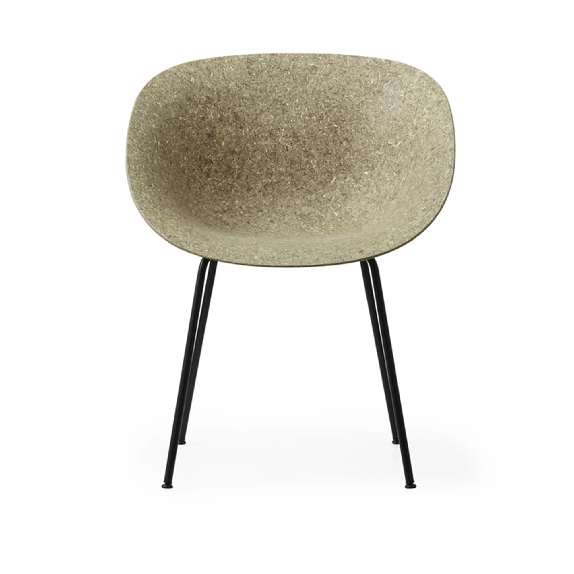 Mat Armchair Black Steel - 1