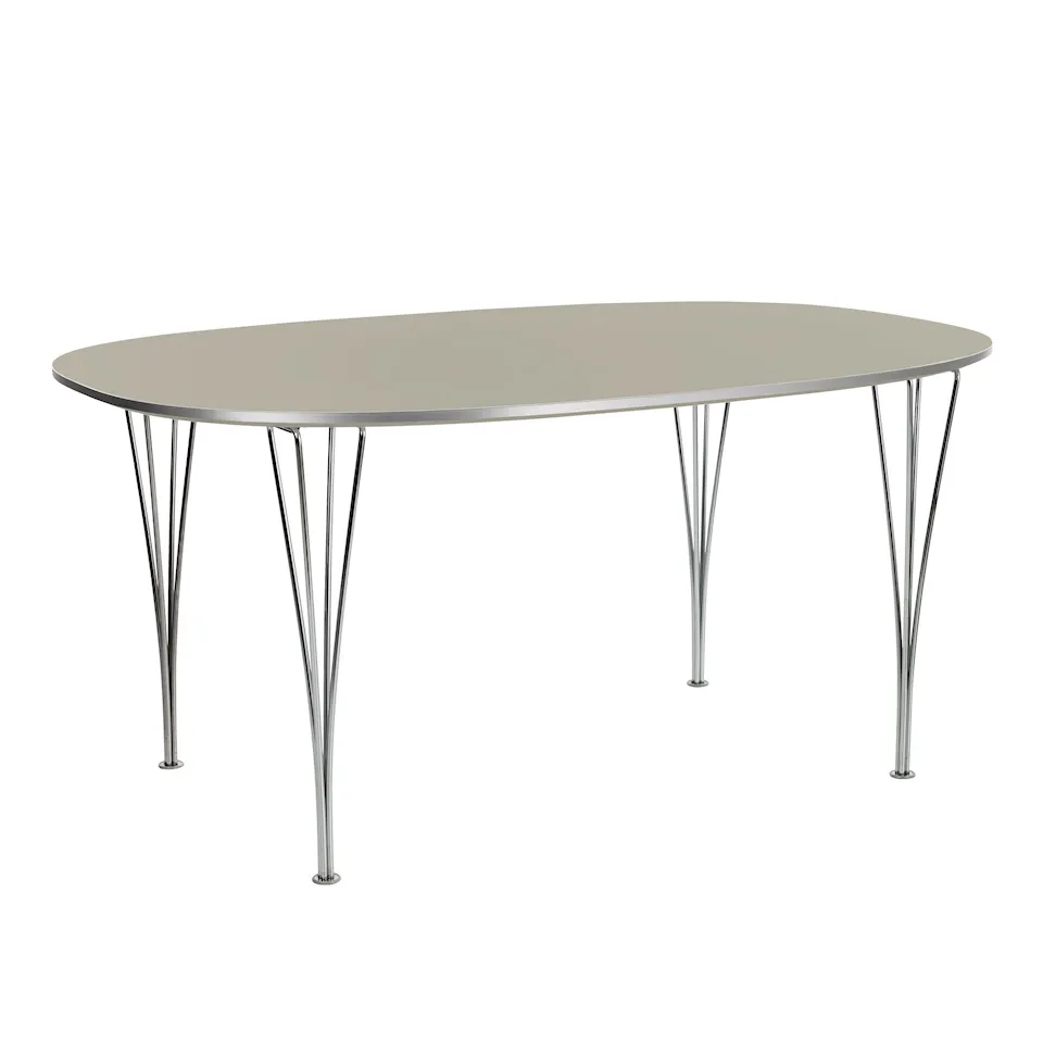 B614 Superellips matbord 120 x 240 cm