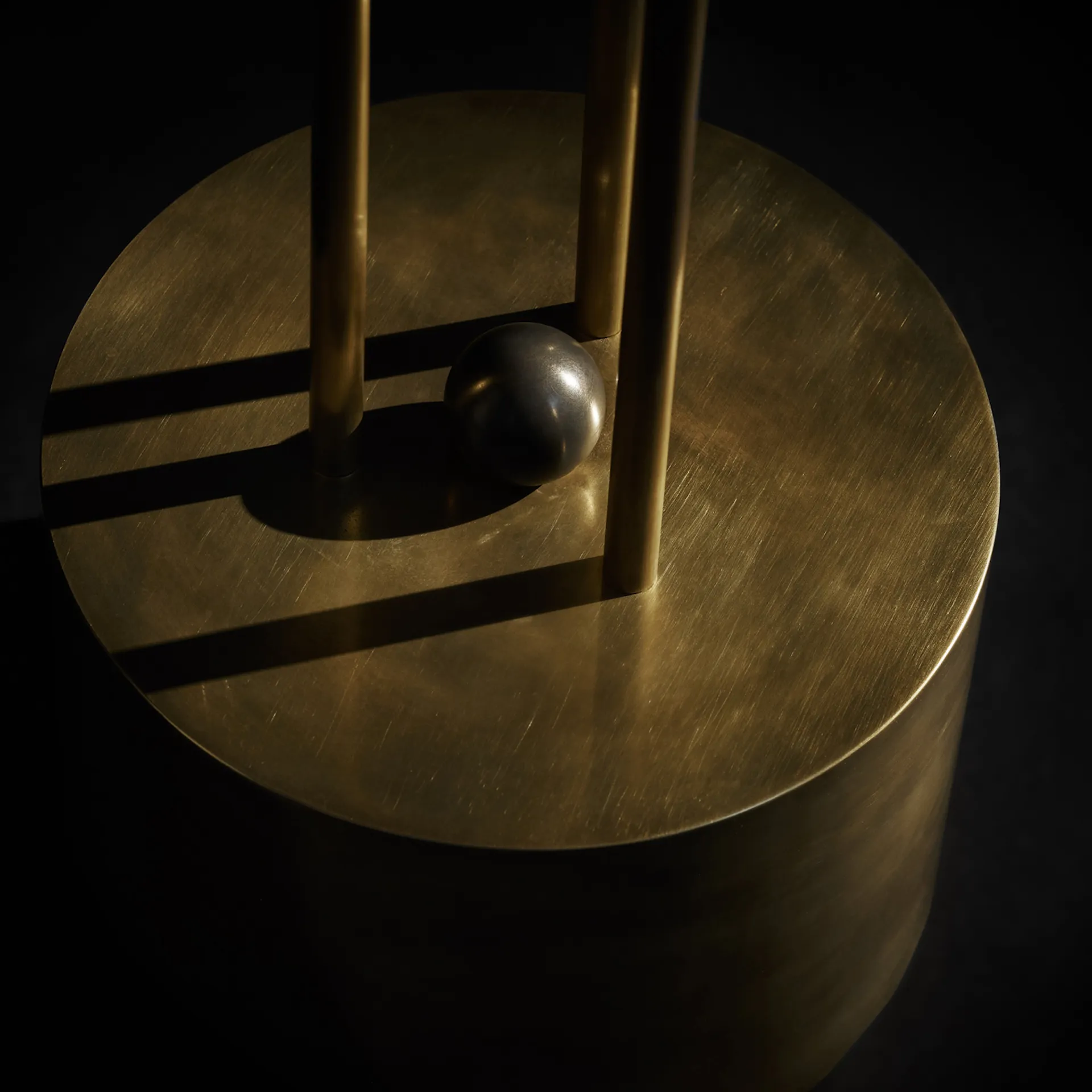 Lantern : Floor Lamp - Aged Brass - Apparatus - NO GA