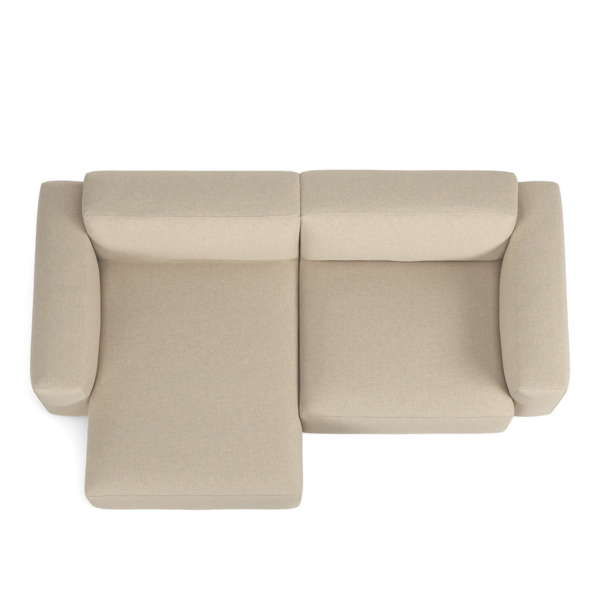 Brick 2-sitssoffa schäslong vänster - 8