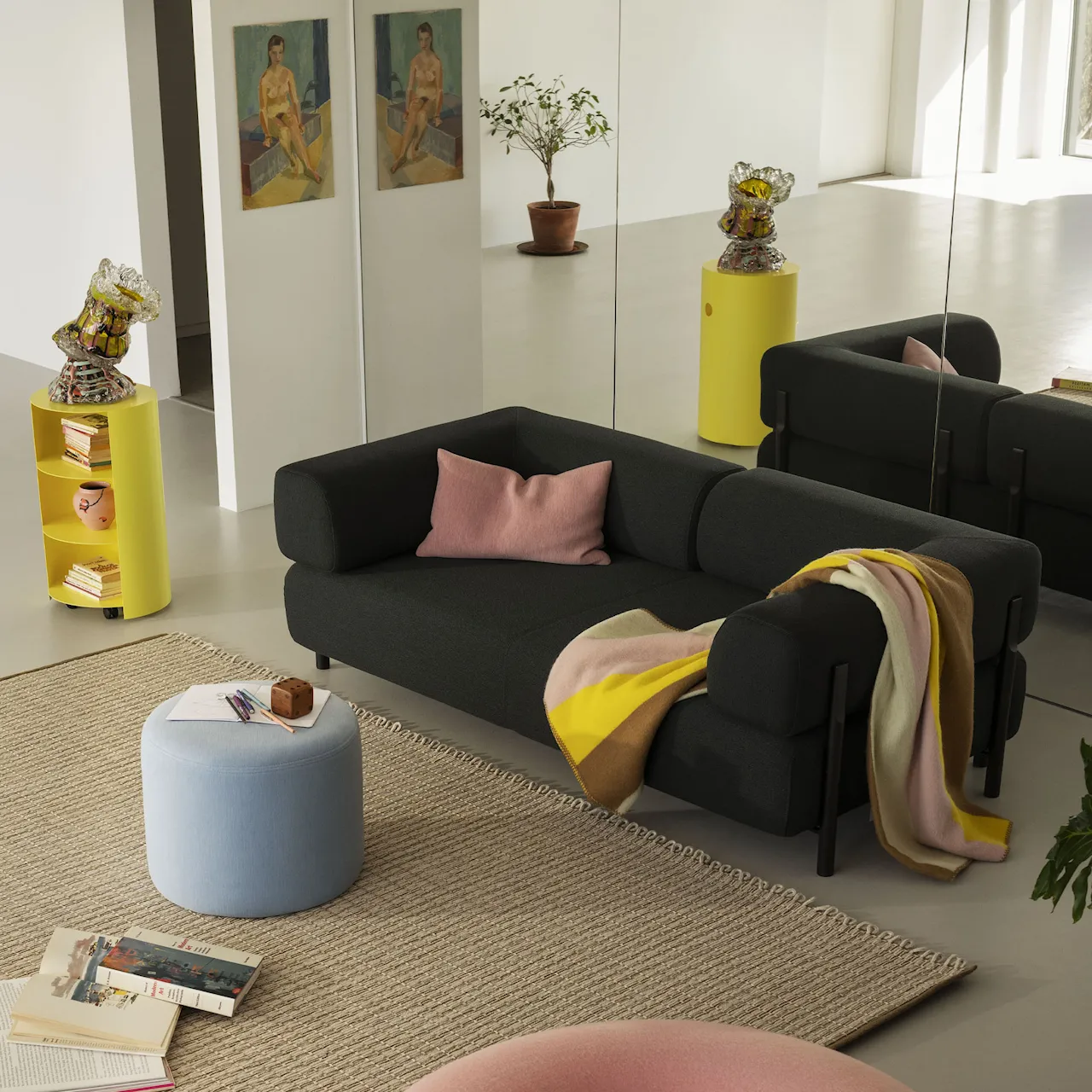 Palo 2-seater Sofa with Armrests