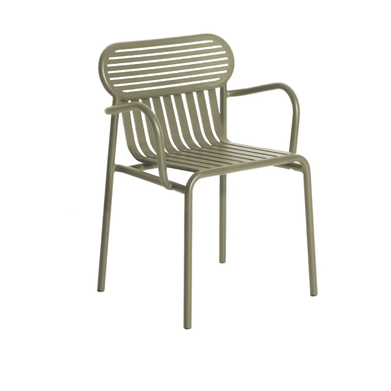 Week-End Chair With Armrests, Jade Green