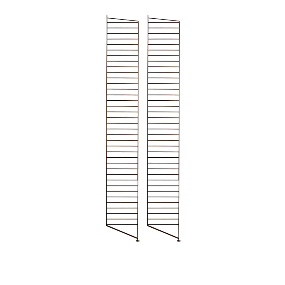 Golvgavel 200 x 30 cm 2-pack brun
