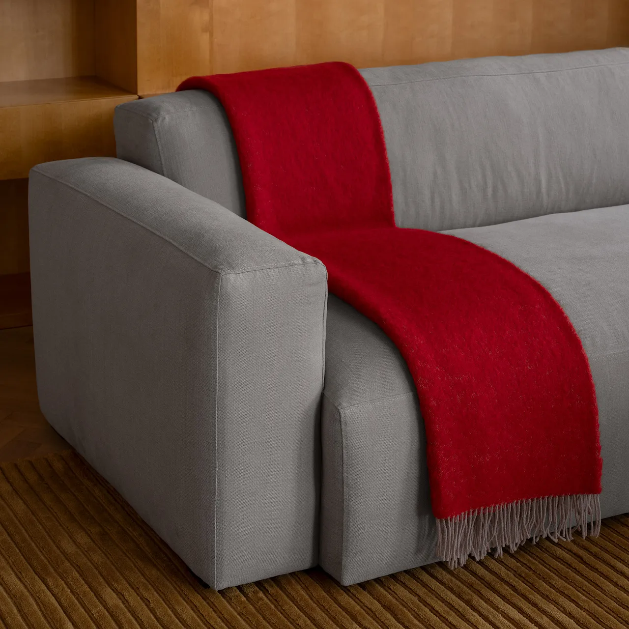 NO GA Merino Mohair Throw