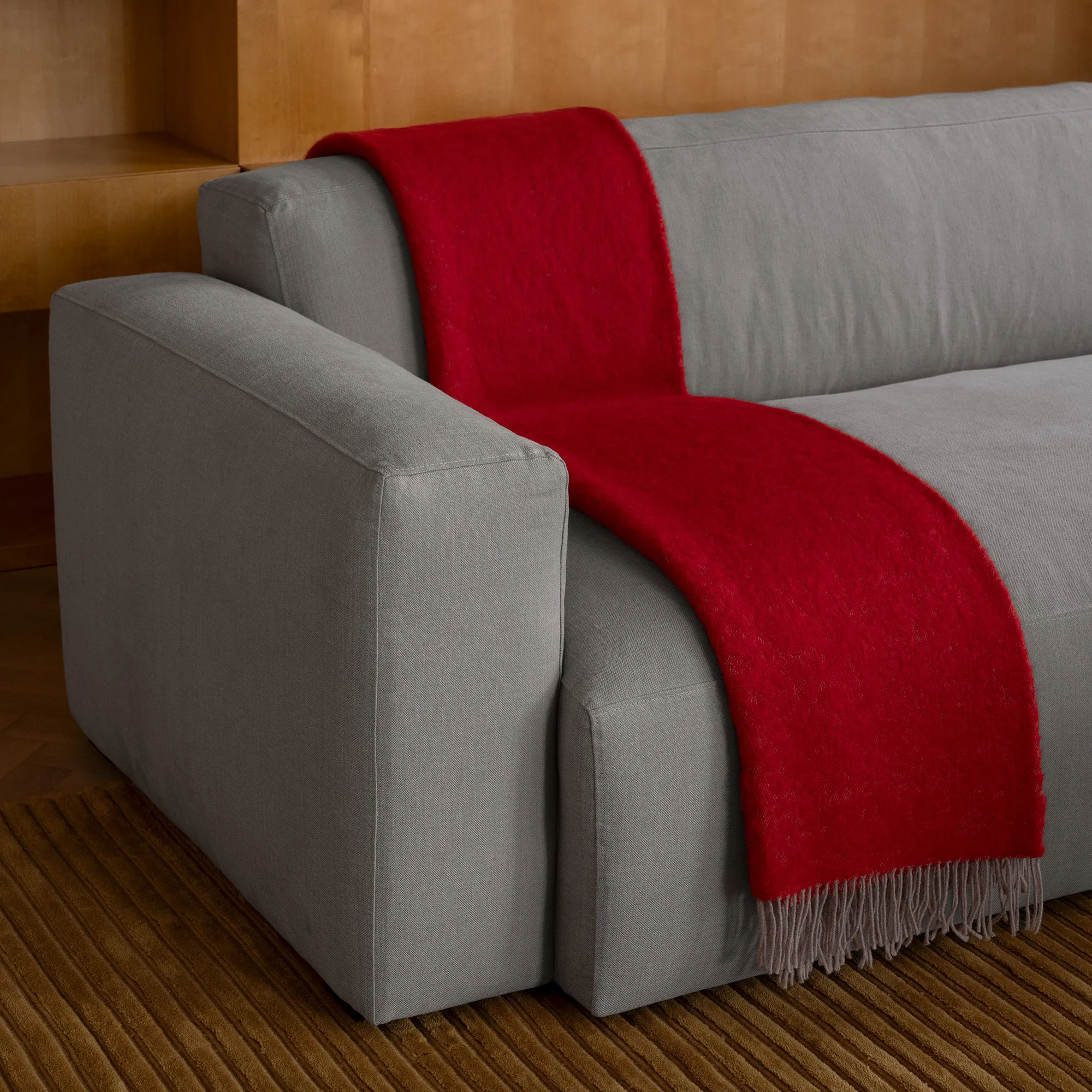 NO GA Merino Mohair Throw
