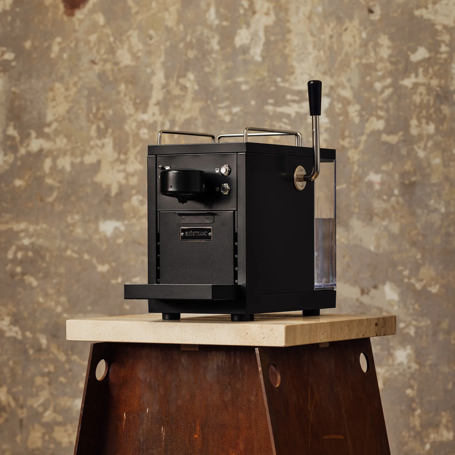 The Original - Espresso Capsule Machine, Svart + Coffee Capsules 100 st - Sjöstrand Coffee Concept - NO GA