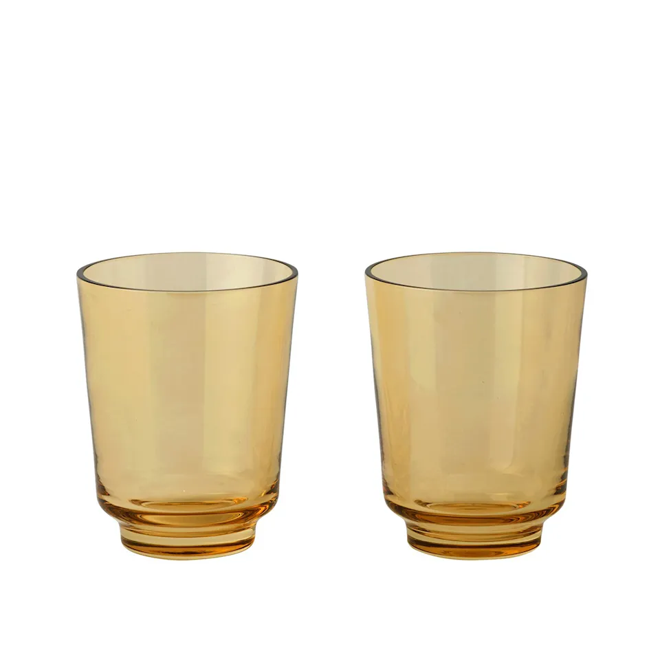 Raise Glasses 30 cl - Burnt Orange, SET OF 2