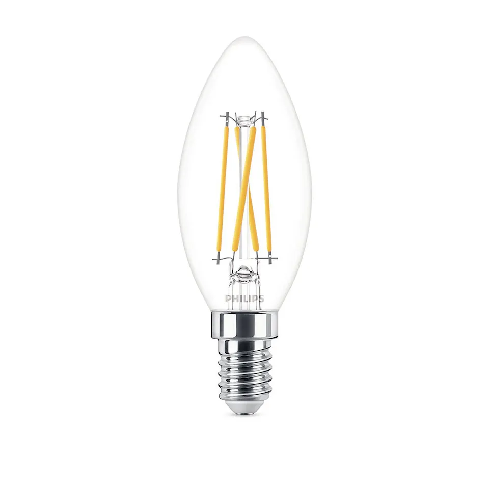 LED Ljuskälla E14 3,4W 470lm 2700K Dimbar klar