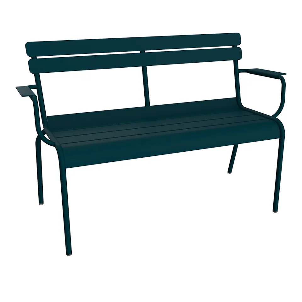 Luxembourg 2-Seater Garden Bench - Acapulco Blue