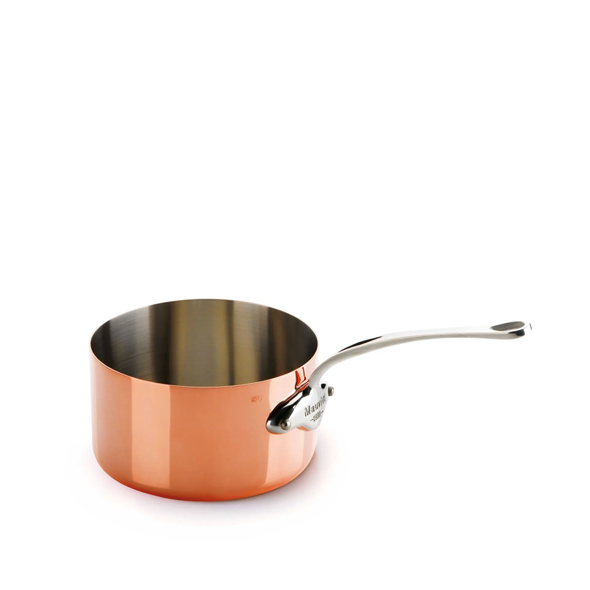 Saucepan M'150S Copper/Steel - 1,7 L - Mauviel - NO GA