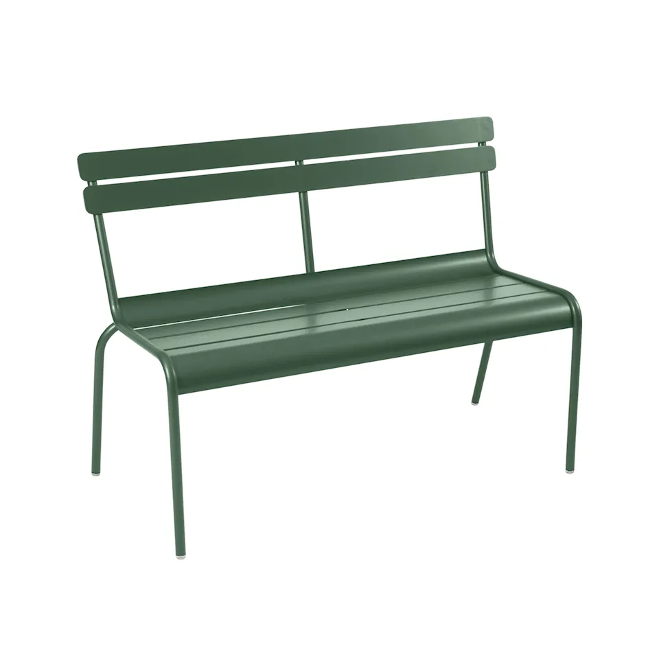 Luxembourg Bench with Backrest Cedar Green 02