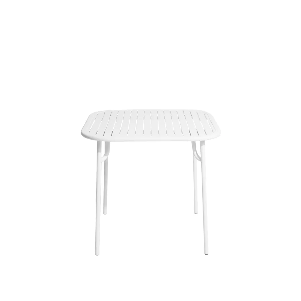 Week-End, Square Table, White