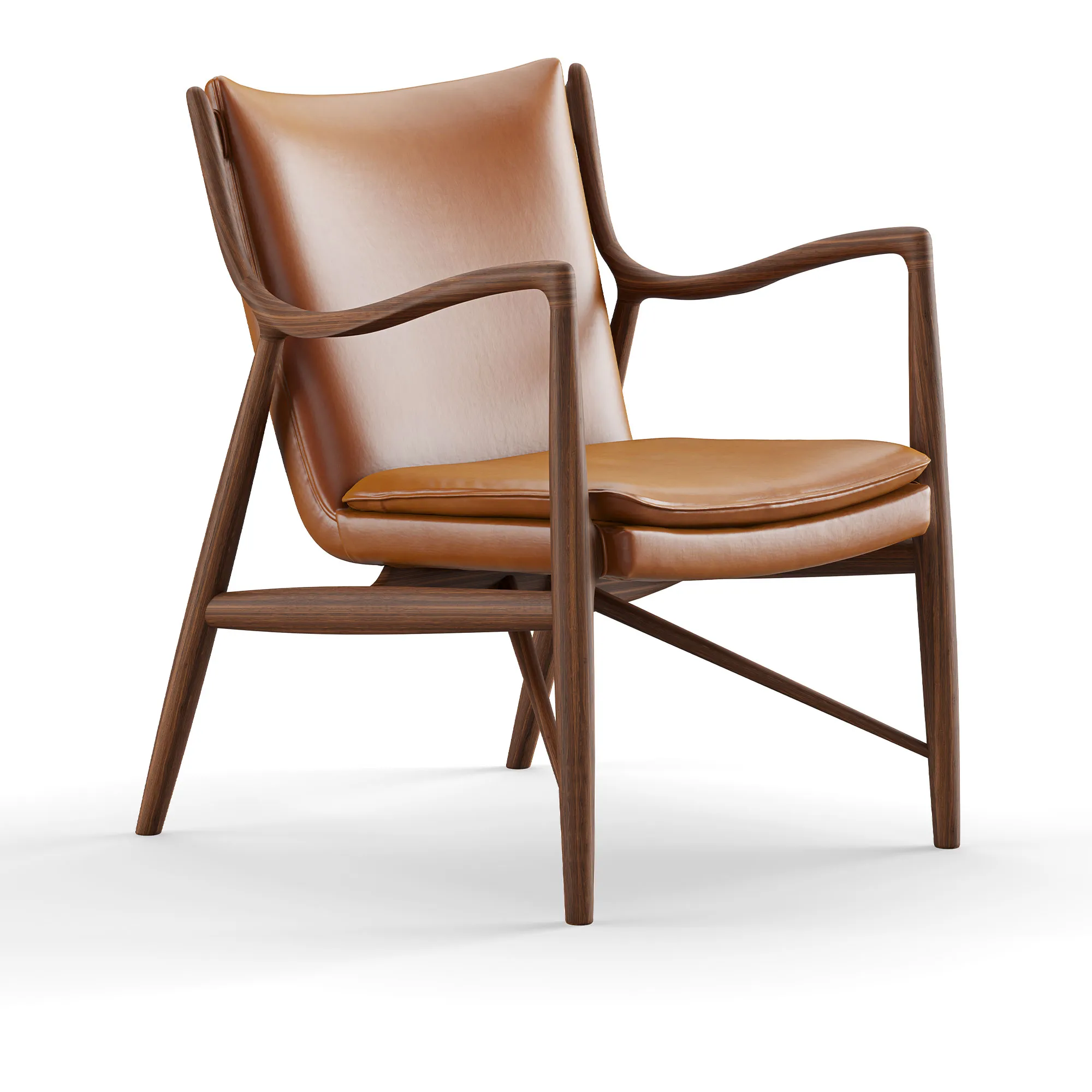 45 fåtölj Walnut - 1