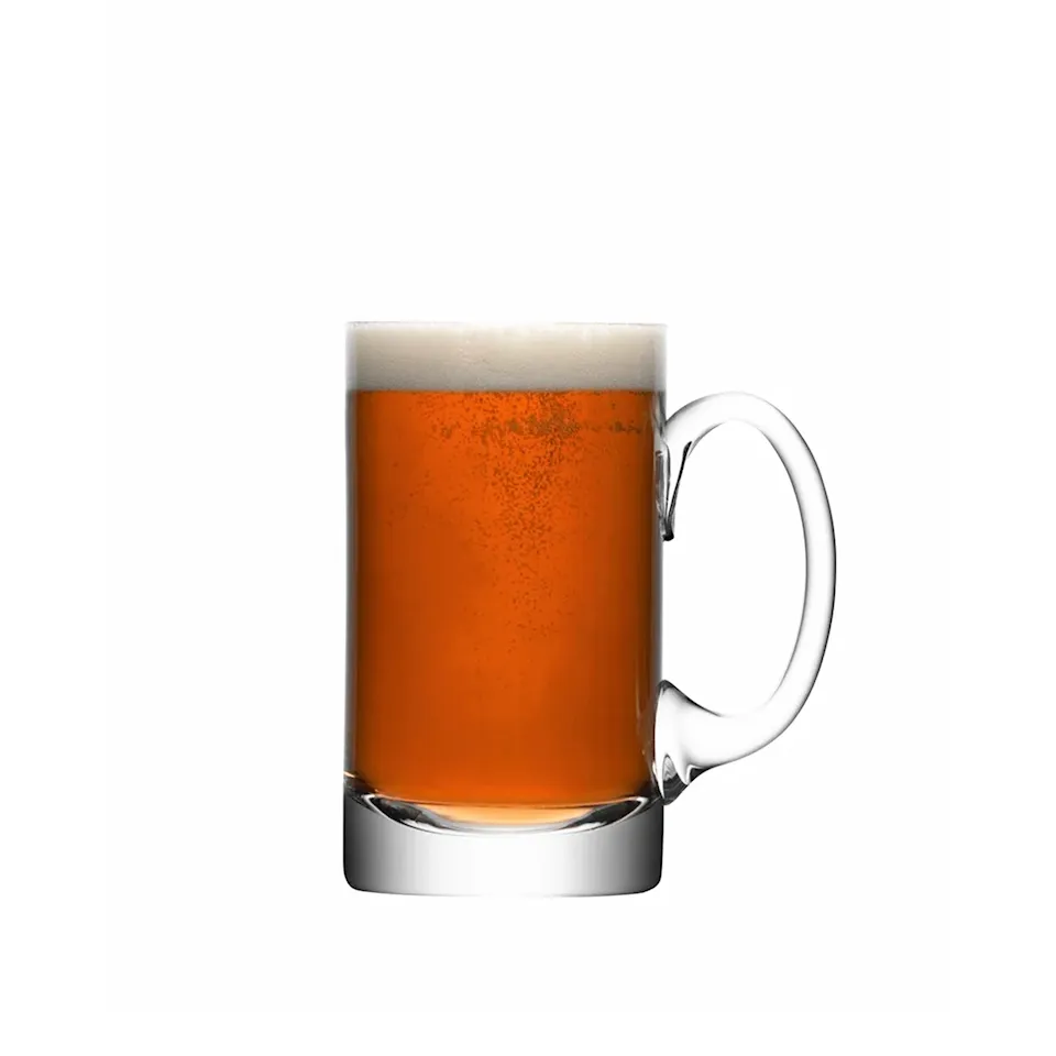 Bar Beer Tankard Straight 750ml Clear