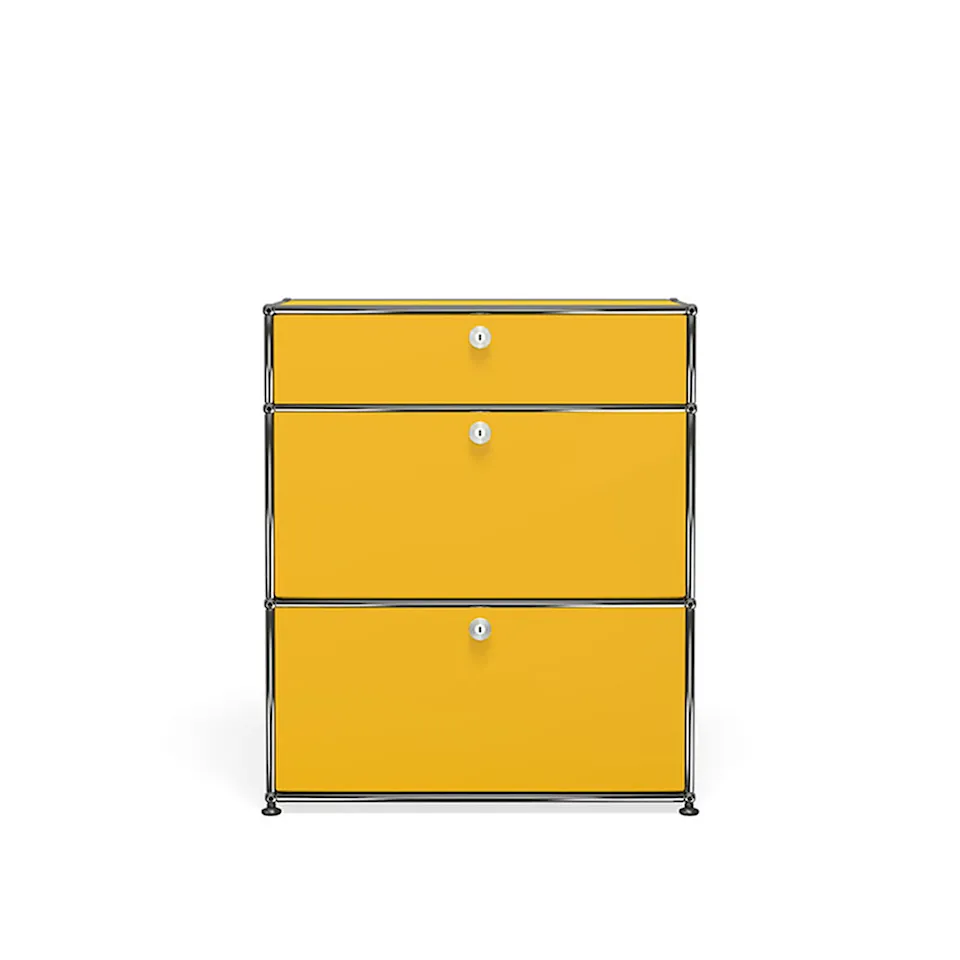 USM Haller 51 storage unit, Golden Yellow