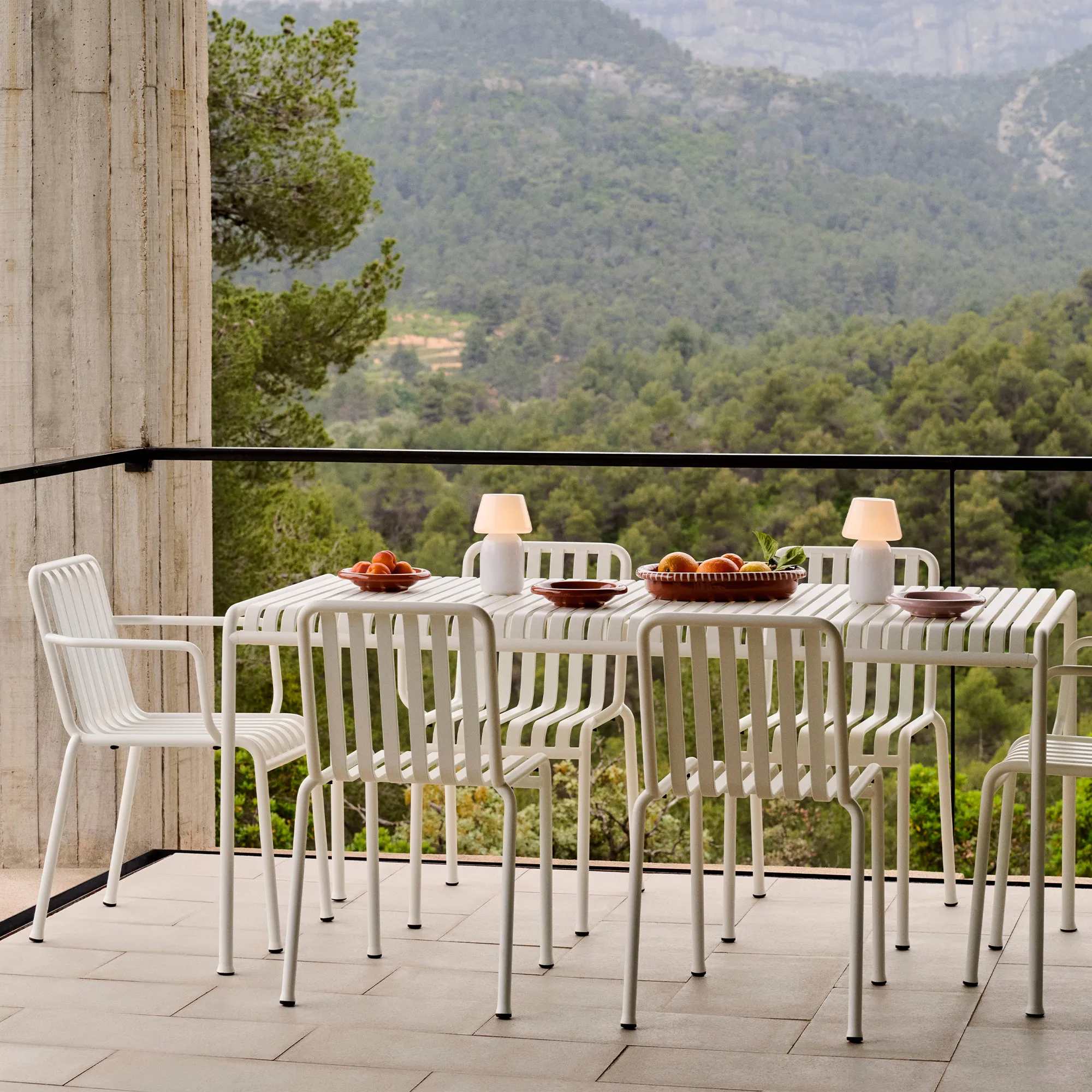Palissade matbord utomhus 90 x 220 cm - 11