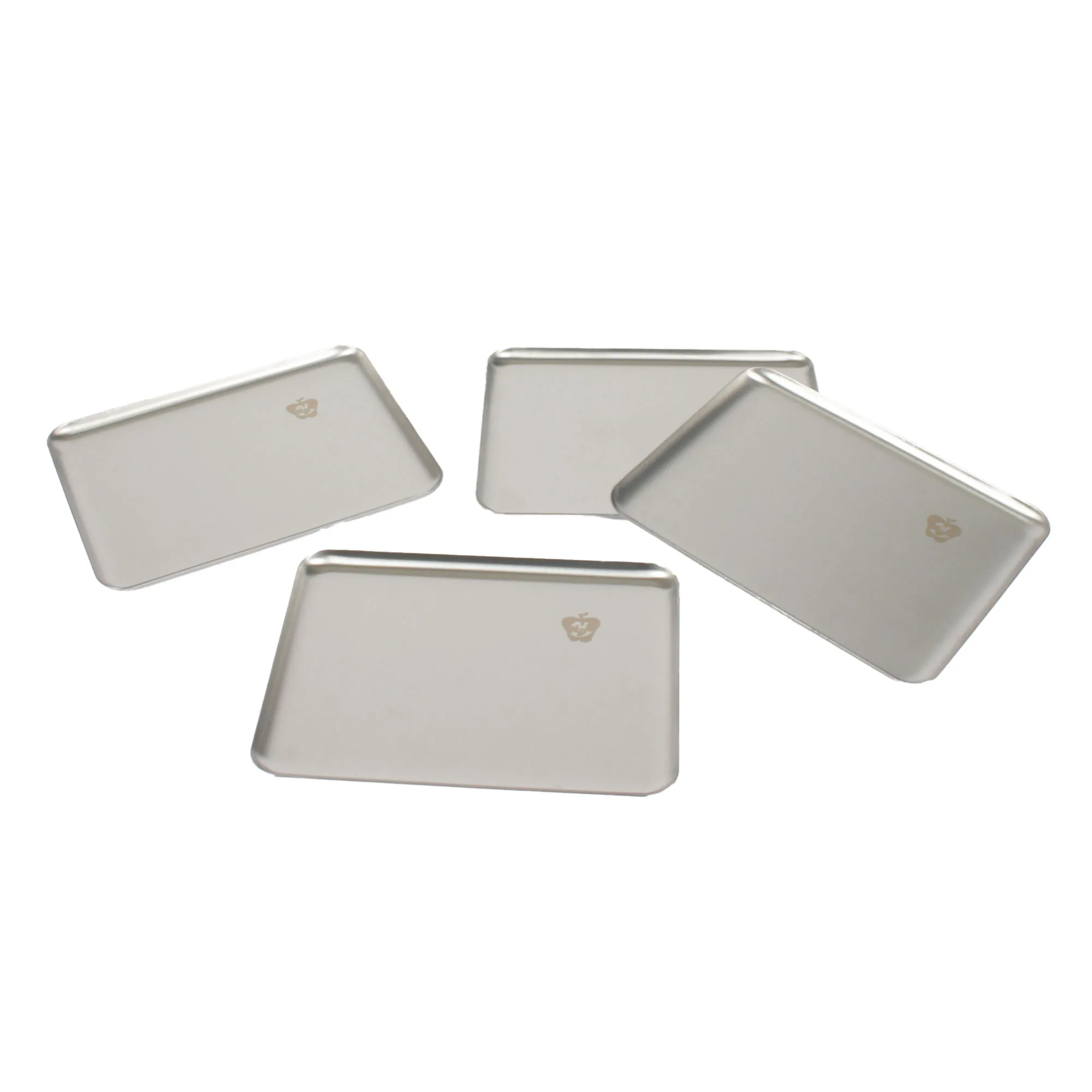 Steel Plate Pick Up Stainless Steel Set of 4 - 1