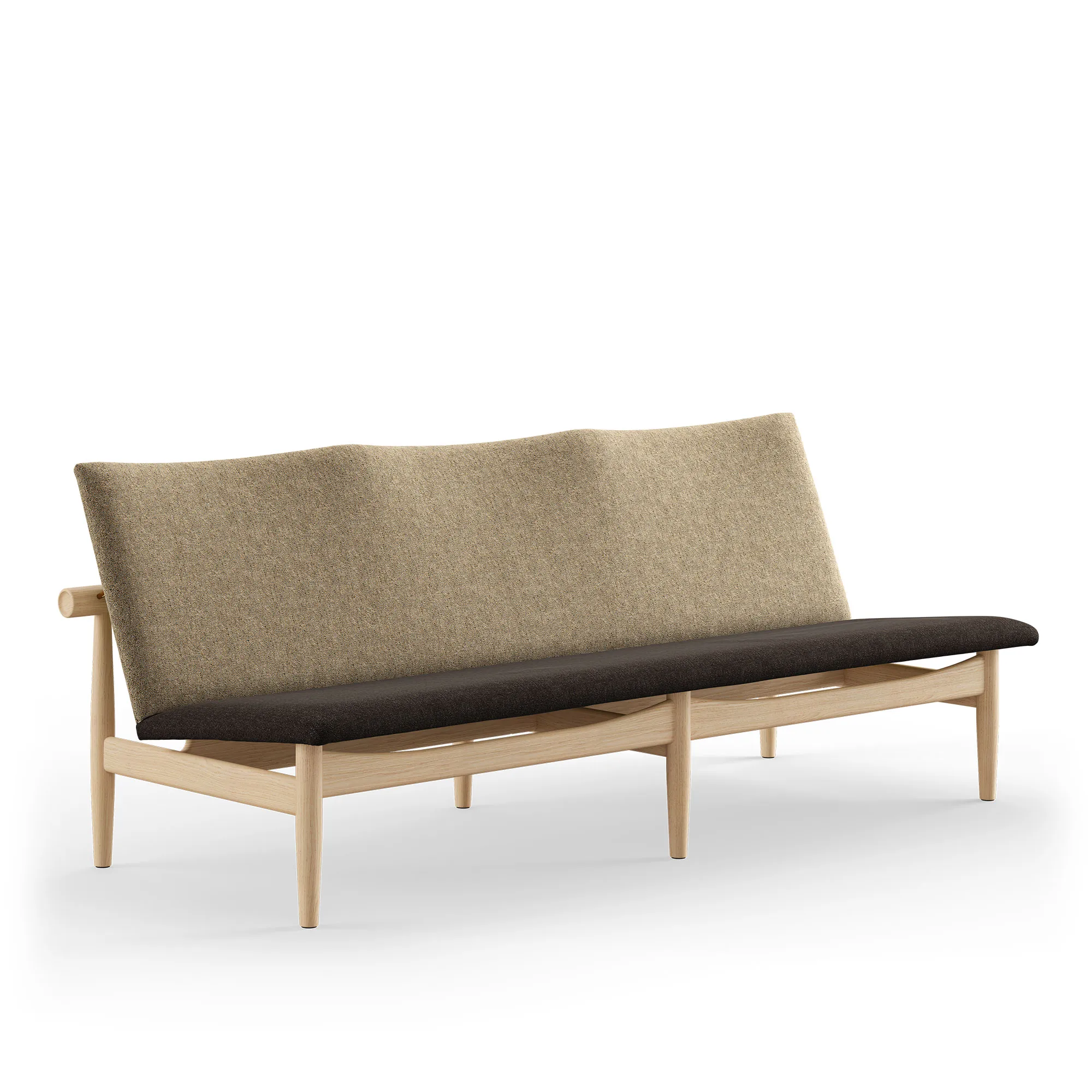Japan soffa 3 sits Clear oiled oak - 1
