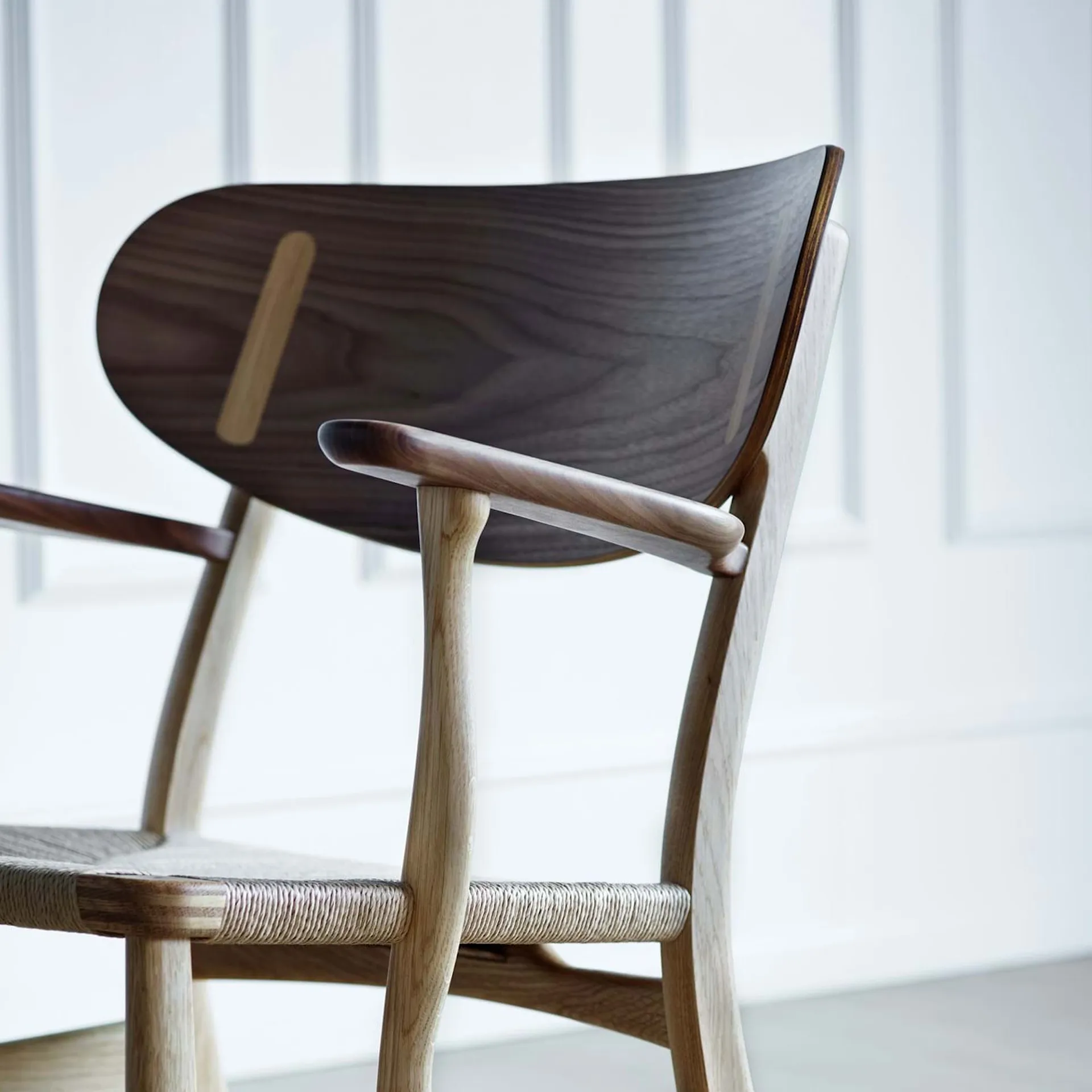 CH22 - Ek/Naturflätat papperssnöre - Carl Hansen - Hans J. Wegner - NO GA