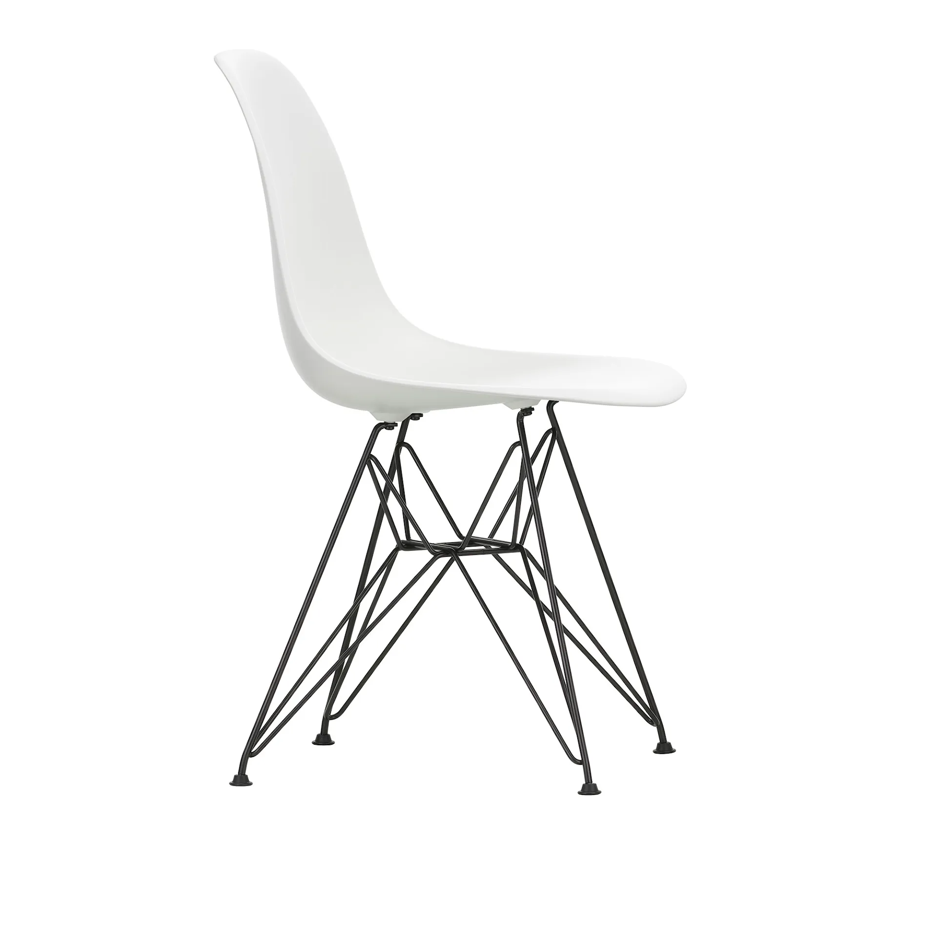 Eames RE Plastic Chair DSR stol Basic Dark - Vitra - Charles & Ray Eames - NO GA