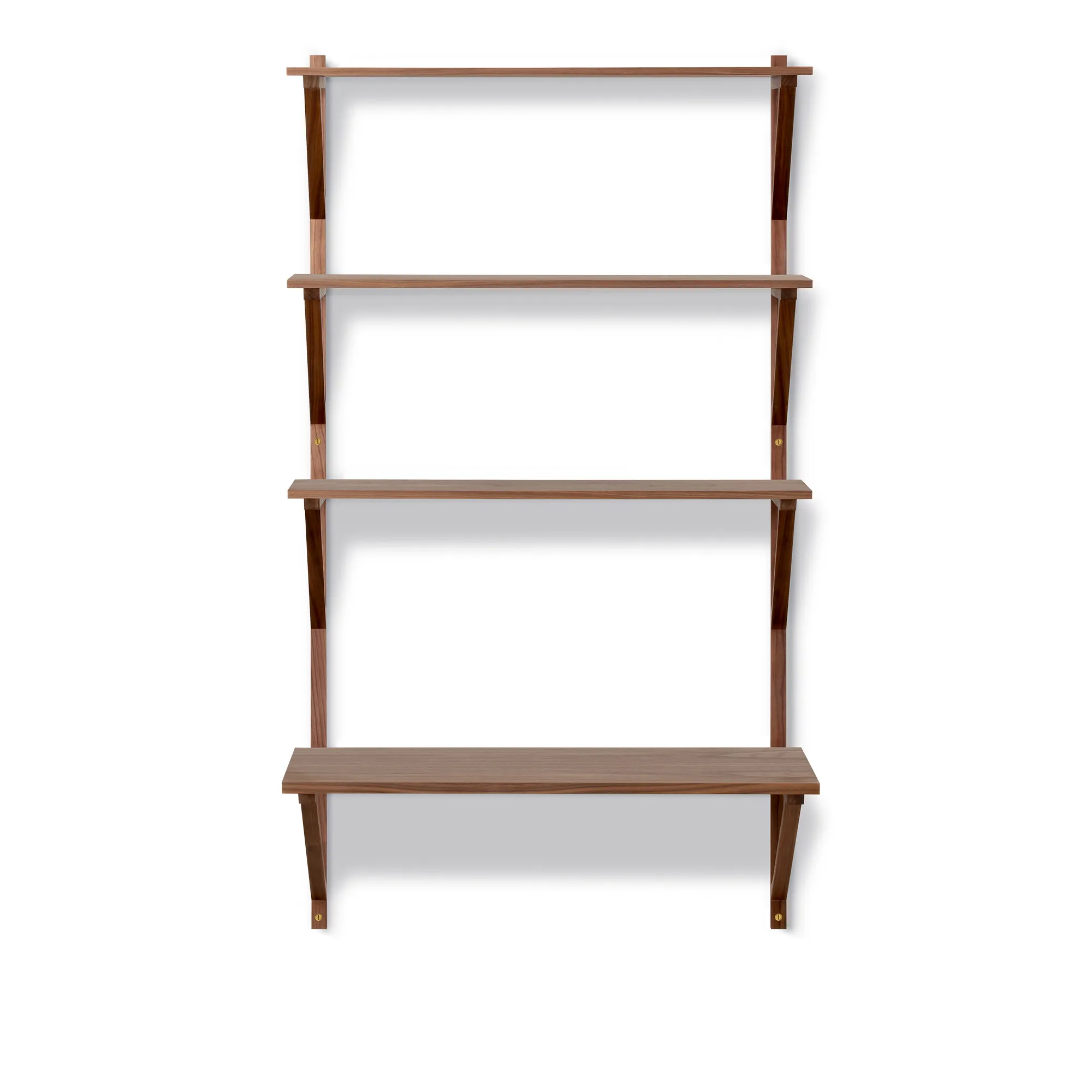 BM29 vägghylla 78 cm 3 hyllplan & skrivbord - 1