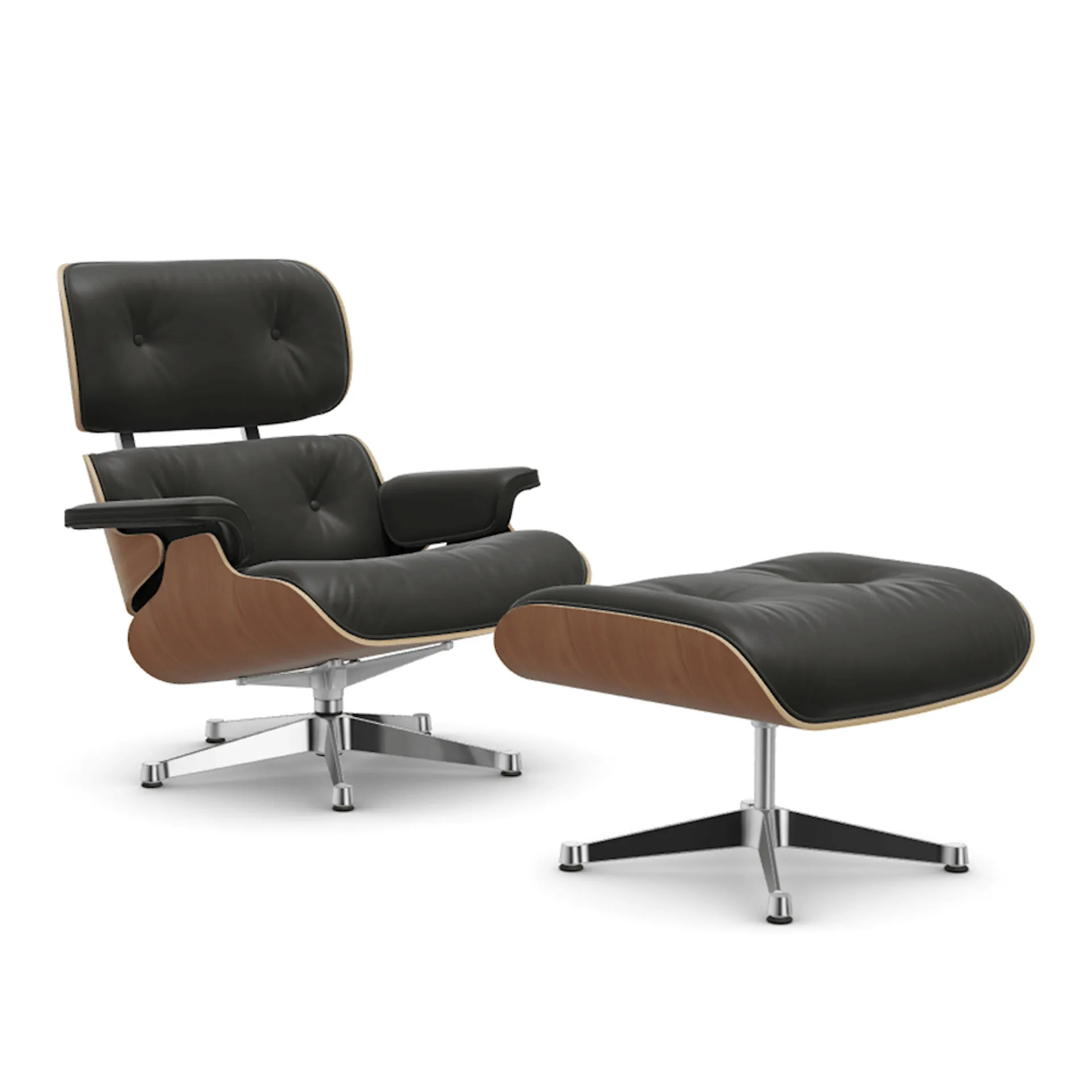 Eames Lounge Chair & Ottoman Cherry Polished - Vitra - Charles & Ray Eames - NO GA