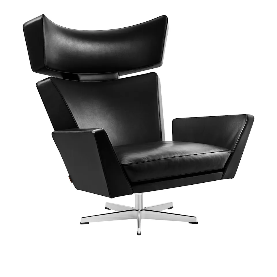 4201 Oksen fåtölj Satin Polished