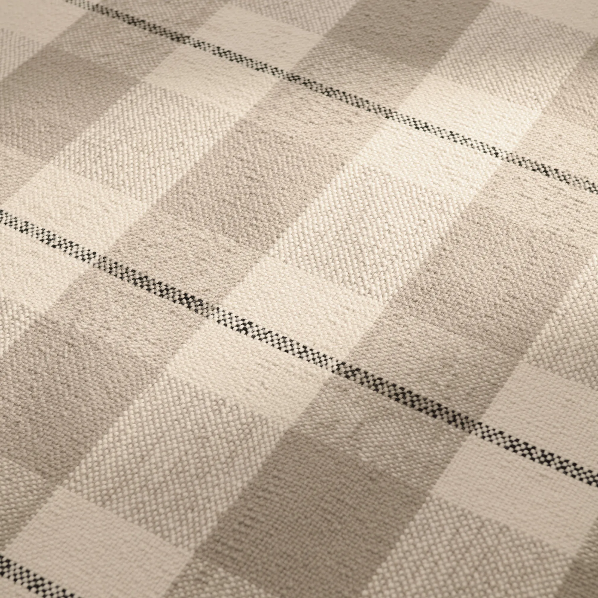 Plaid Sand/Cream ullmatta - 4