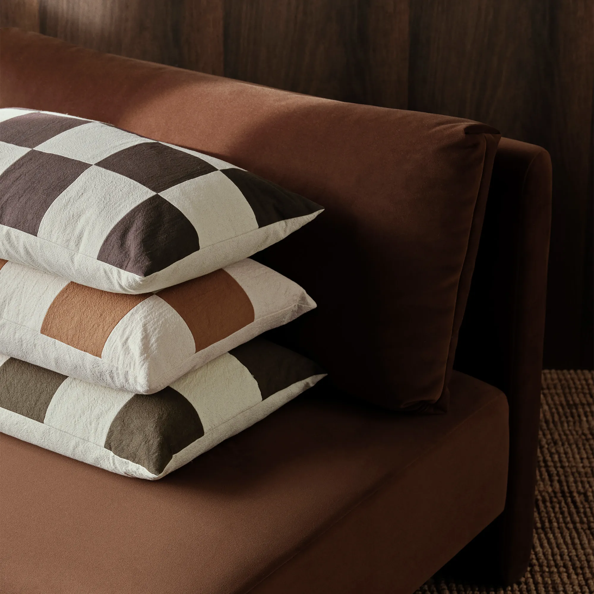 Fold Patchwork prydnadskudde