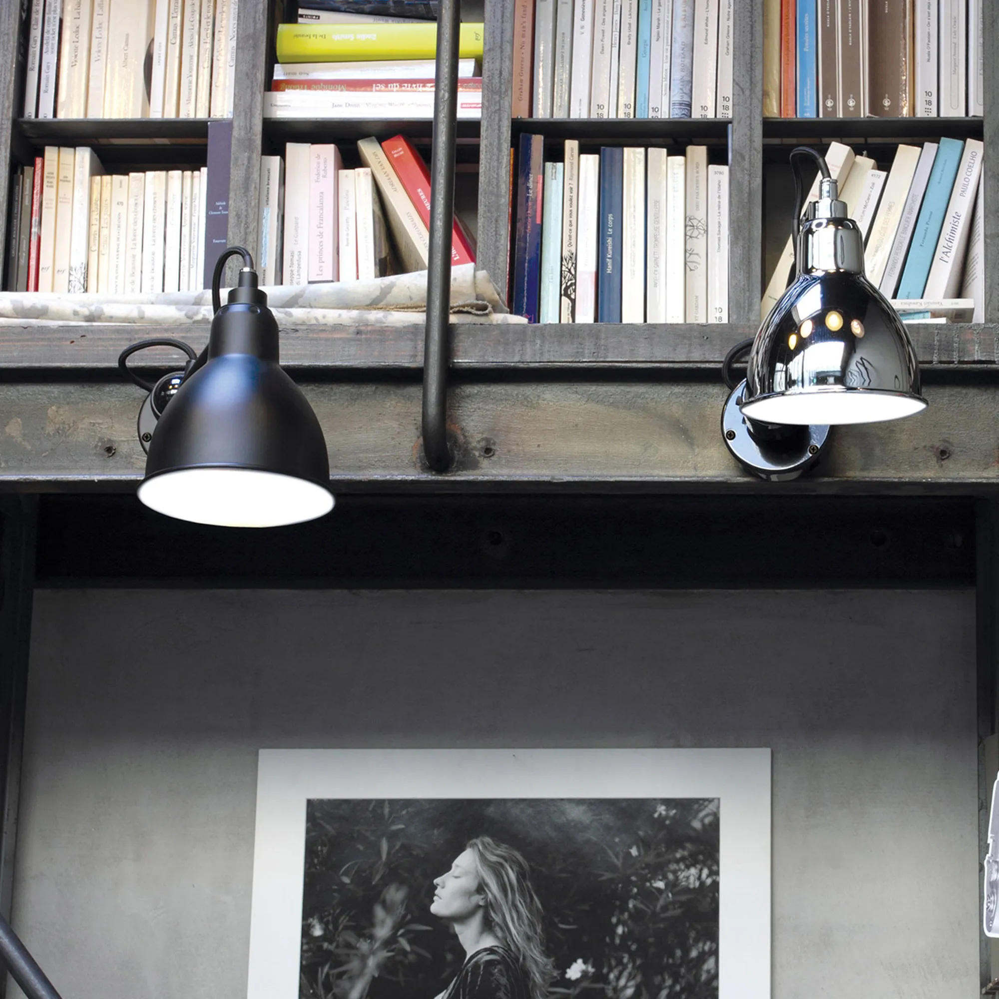 Lampe Gras No304 - Round - Svart bas - 2