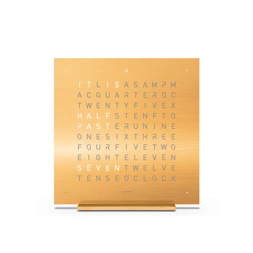 Qlocktwo Touch Special Edition- Golden Legend