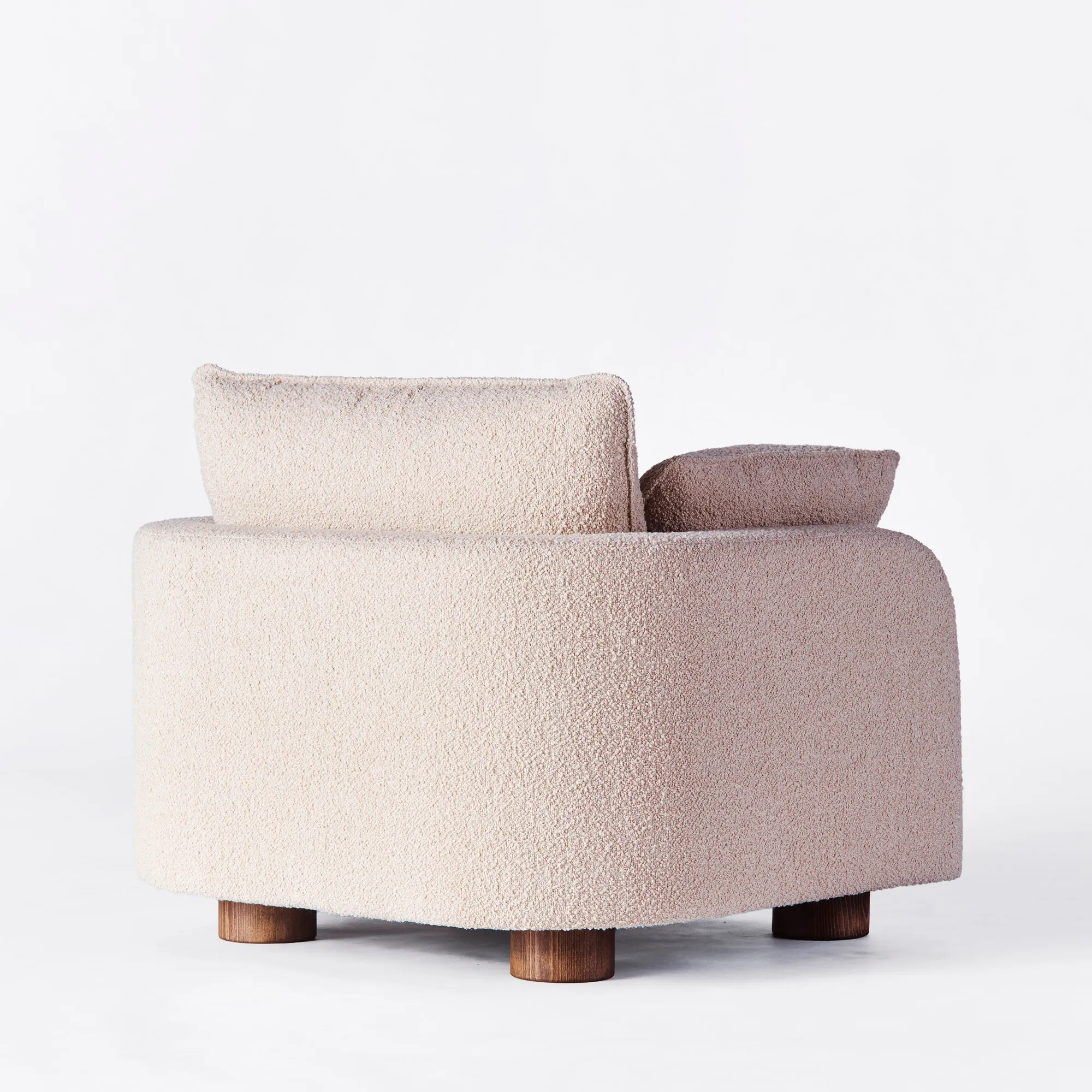 Miles Bouclé fåtölj beige - 7