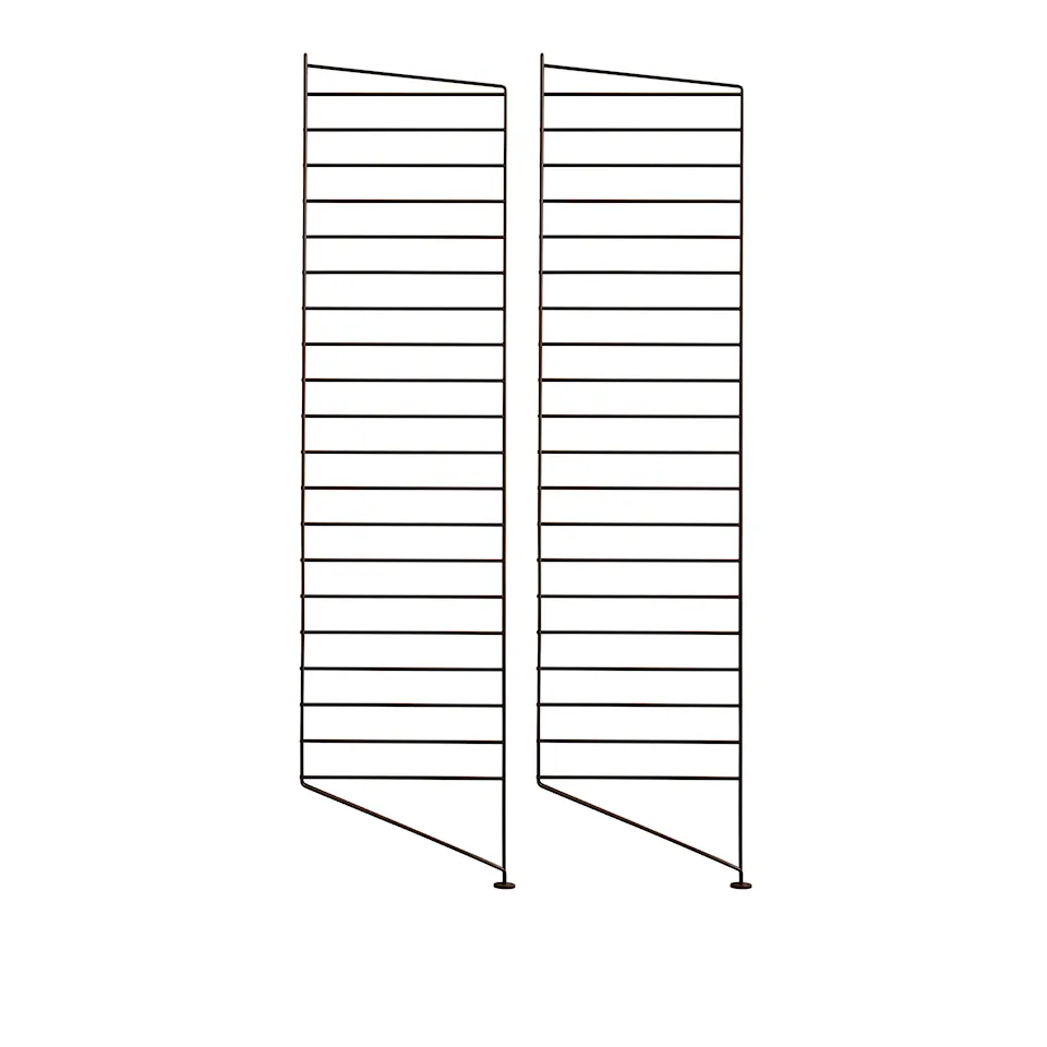 Golvgavel 115 x 30 cm 2-pack brun