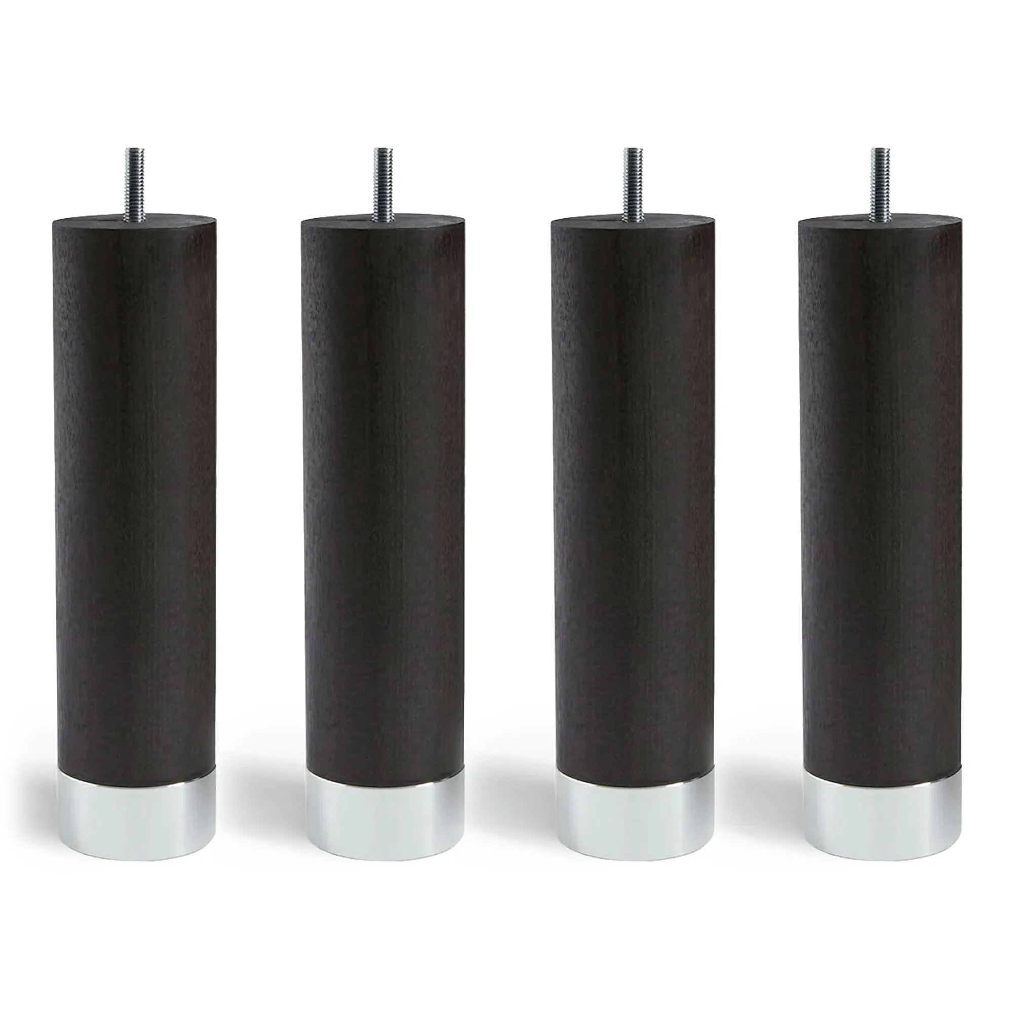 Cylinder sängben wenge aluminium 4-pack - 1