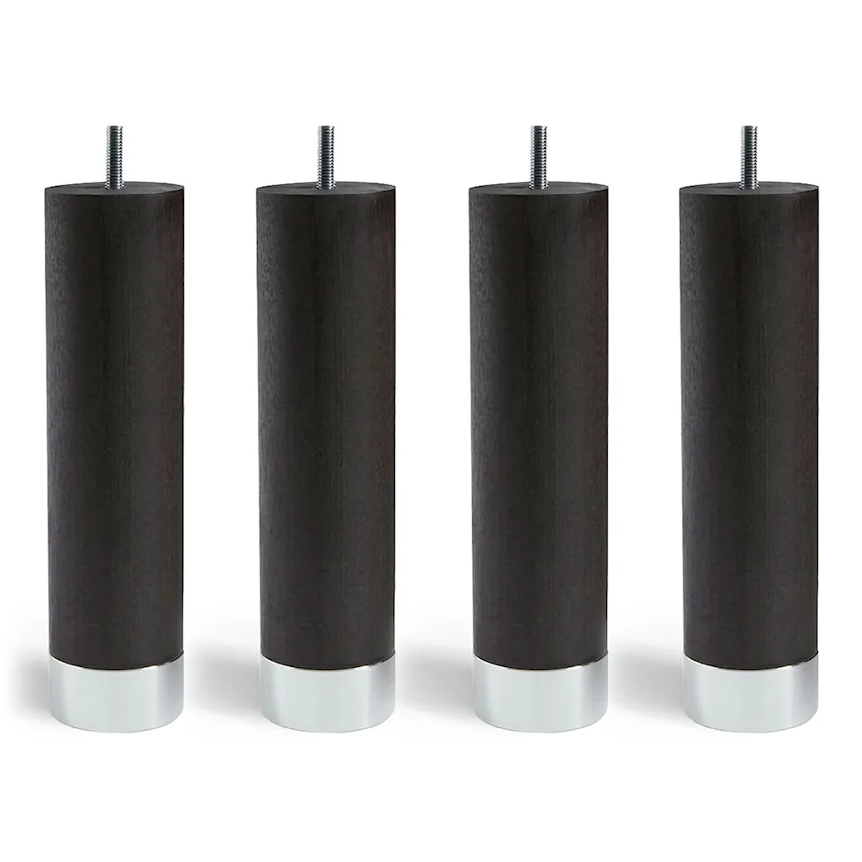 Cylinder sängben wenge aluminium 4-pack