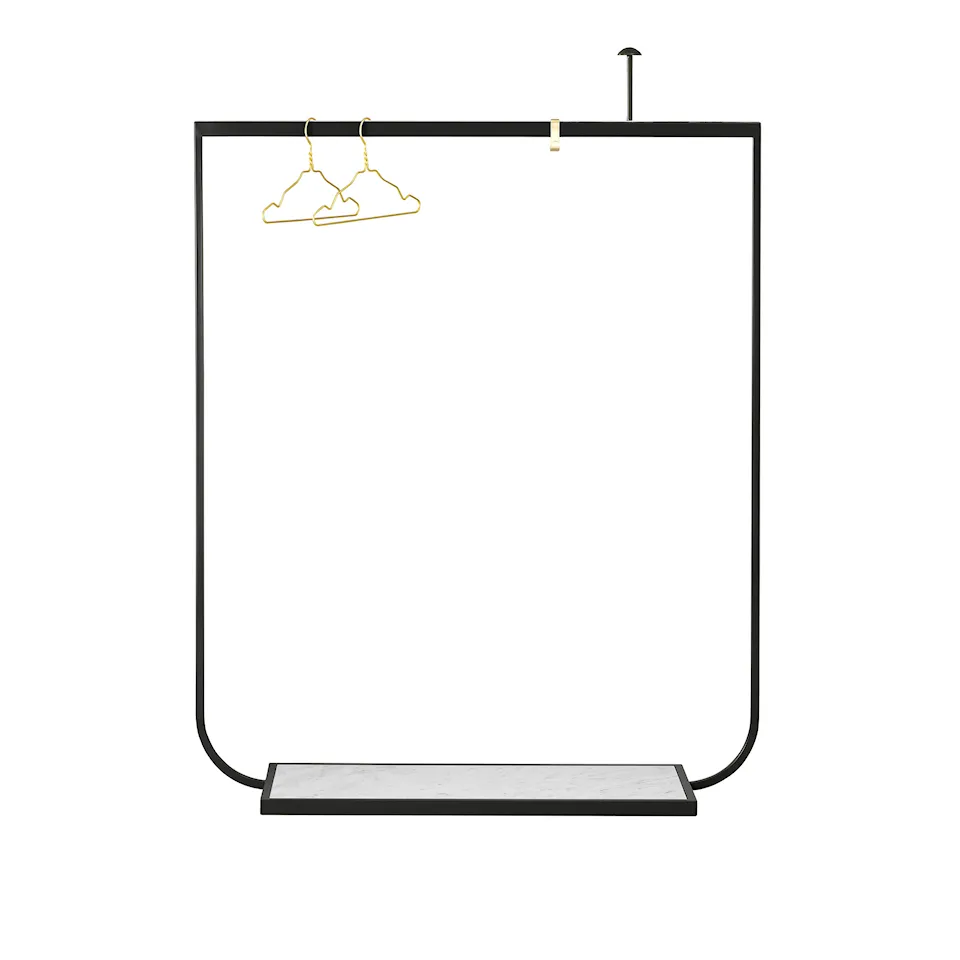 Tati Coat Rack Large Carrara Marble